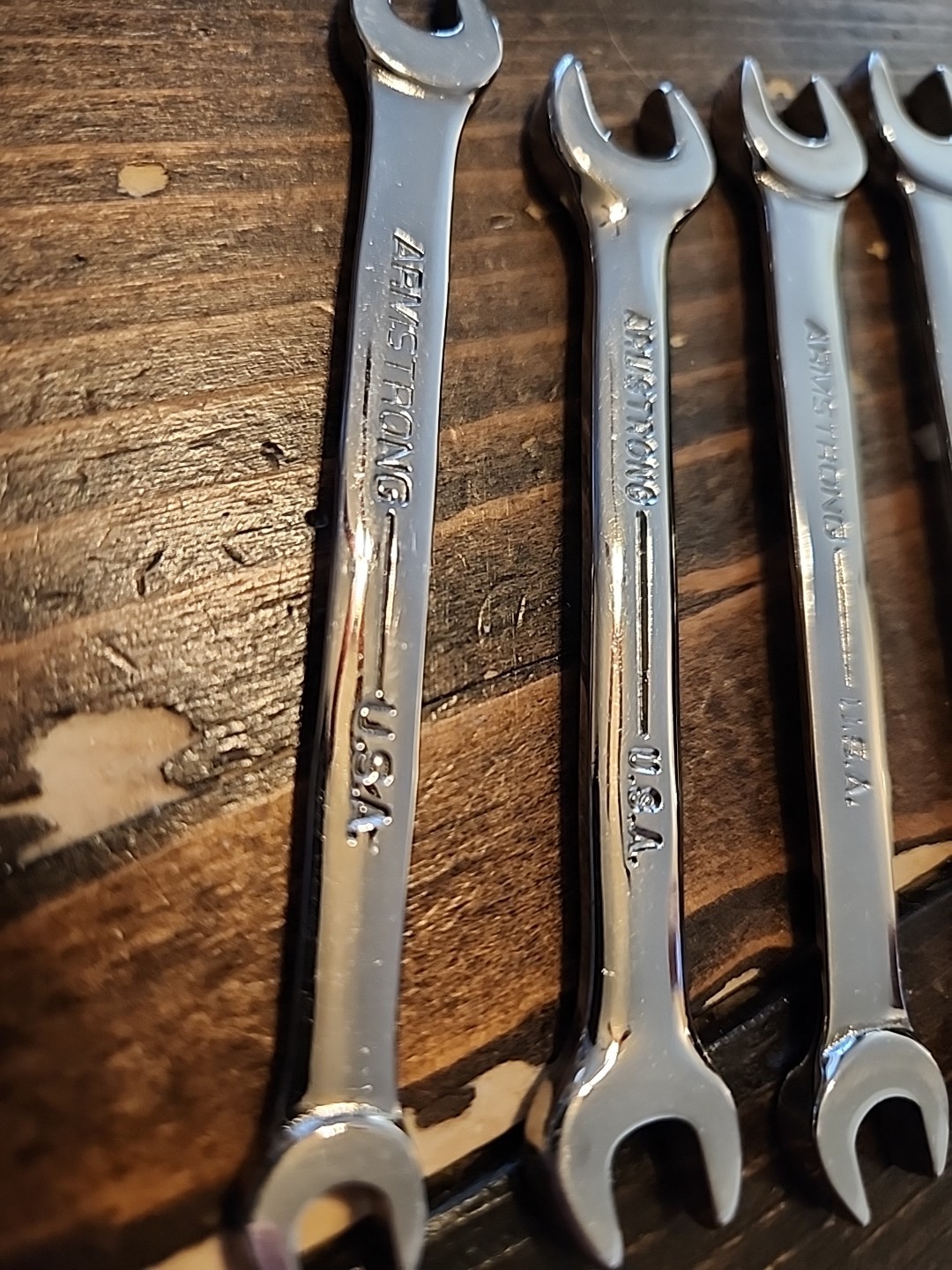 💥USA Lifetime Warranty Armstrong Tools 4pc Metric Double Open End Wrench Set