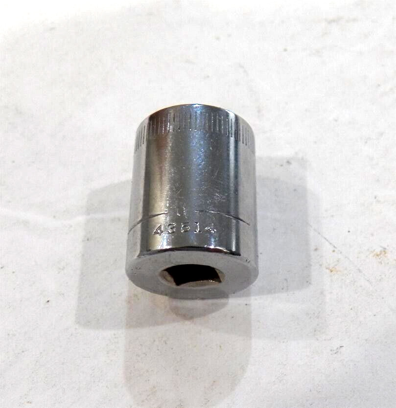 Craftsman 13mm 6-Pt 1/4-Dr Metric Socket Top Knurl #43514 -G- Made in USA