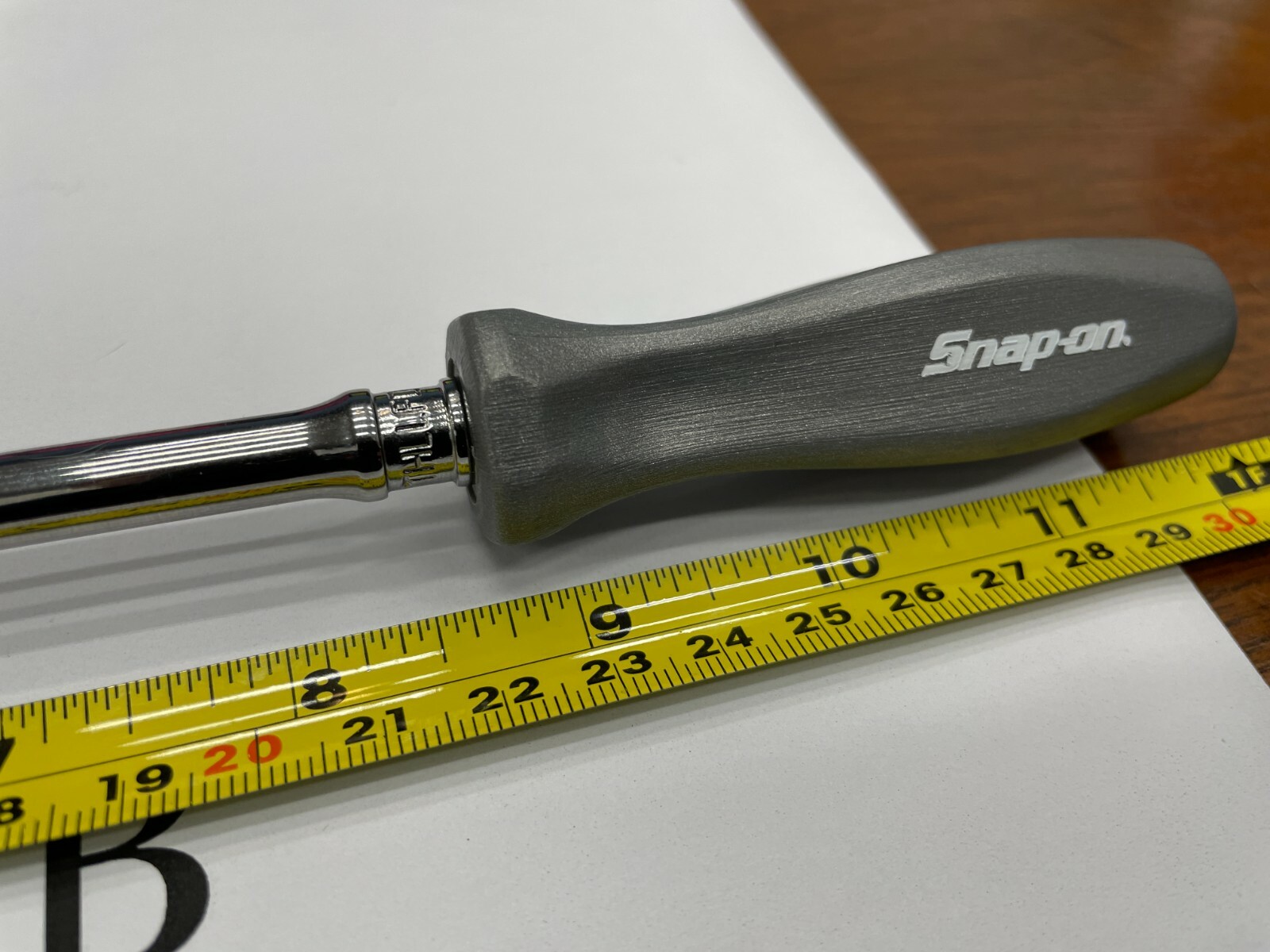 Snap-on Tools NEW 1/4″ Drive Dark Titanium Extra Long Flex Ratchet THLLFD72DT