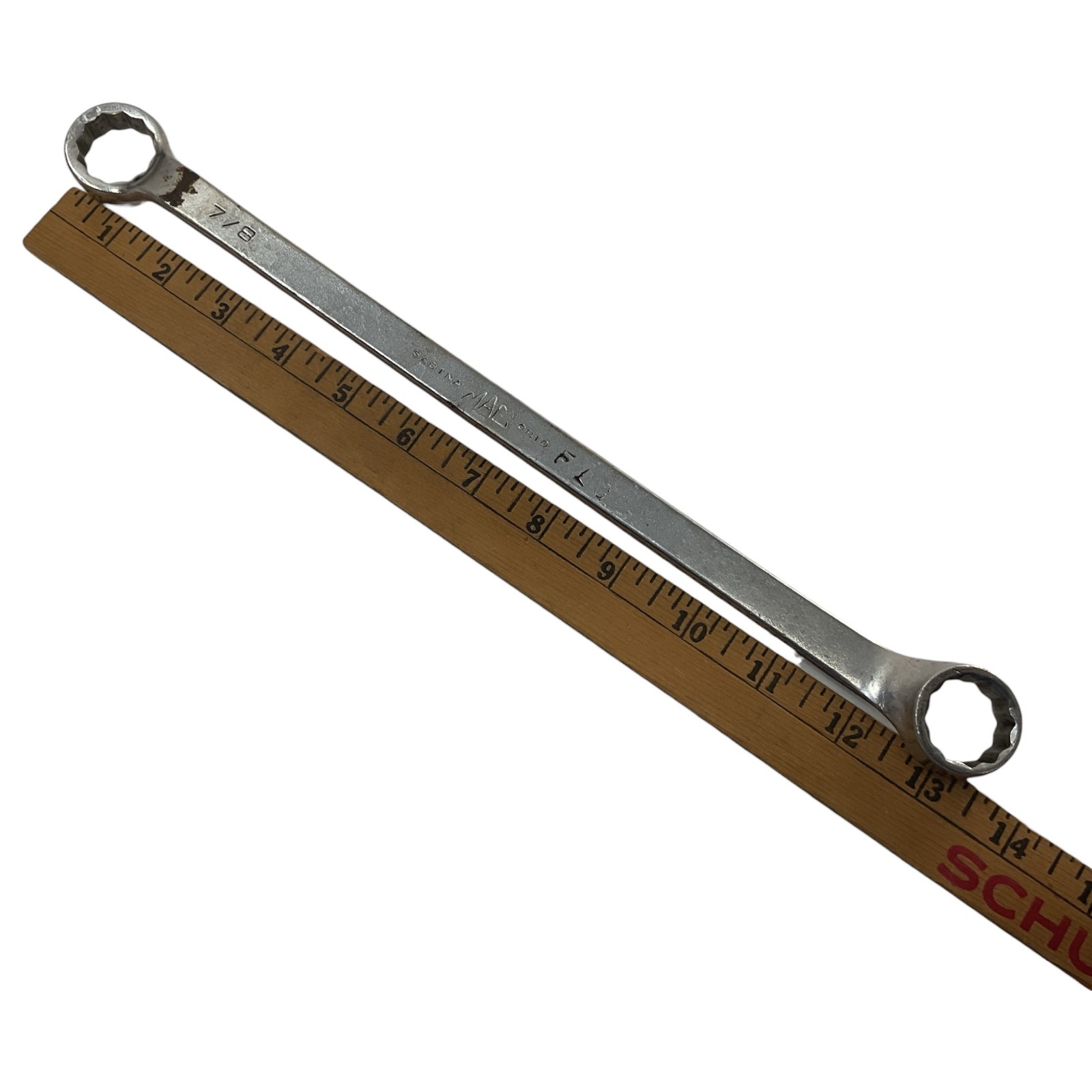 Mac Tools Double Box End Wrench 13/16″ x 7/8″ BL2628 12 Pt As Pictured Mech Tool