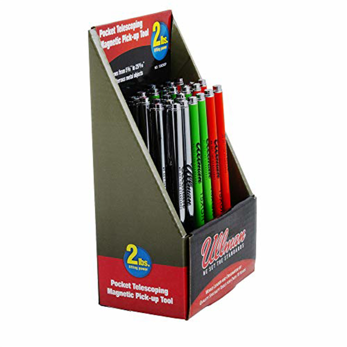 Ullman Devices 15XDISP Multicolor Pocket Telescopic Magnetic Tool Display