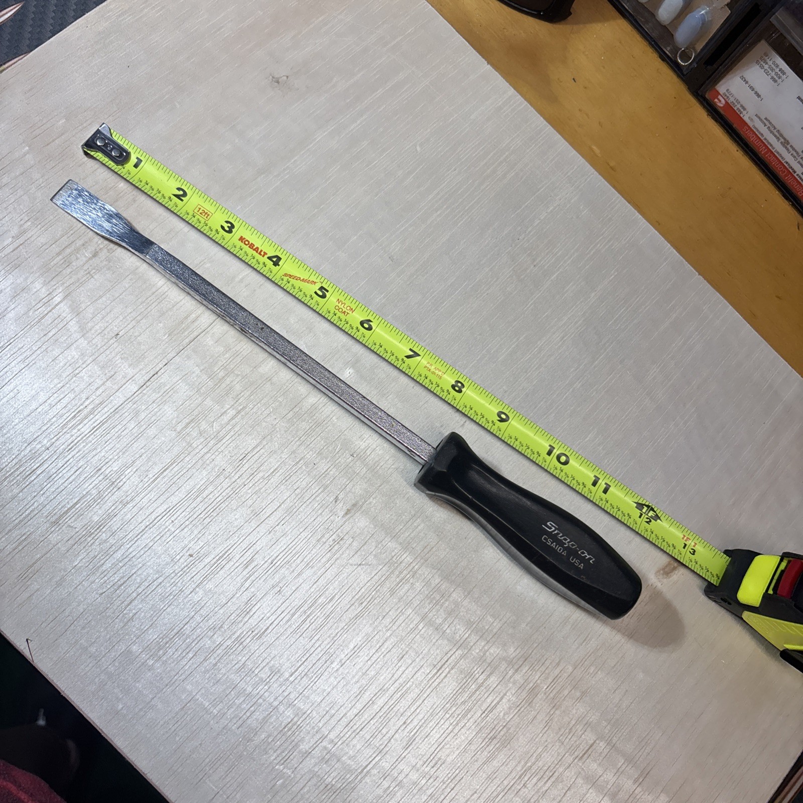 USED SNAP ON CSA10 BLACK HANDLE 8″ RIDGID CARBON GASKET SCRAPER CSA 10 12″ OAL