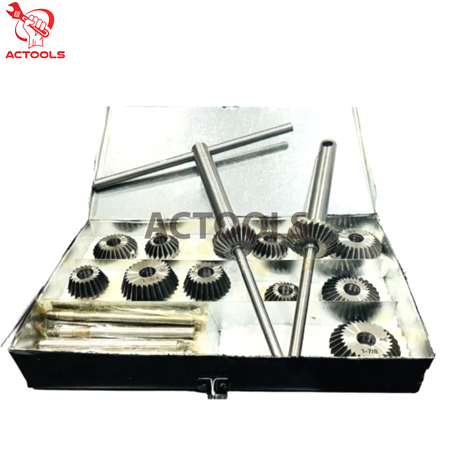 Valve Seat & Face Cutter Set 21 Pcs Set For Vintage Cars & Bikes USA ACTOOLS