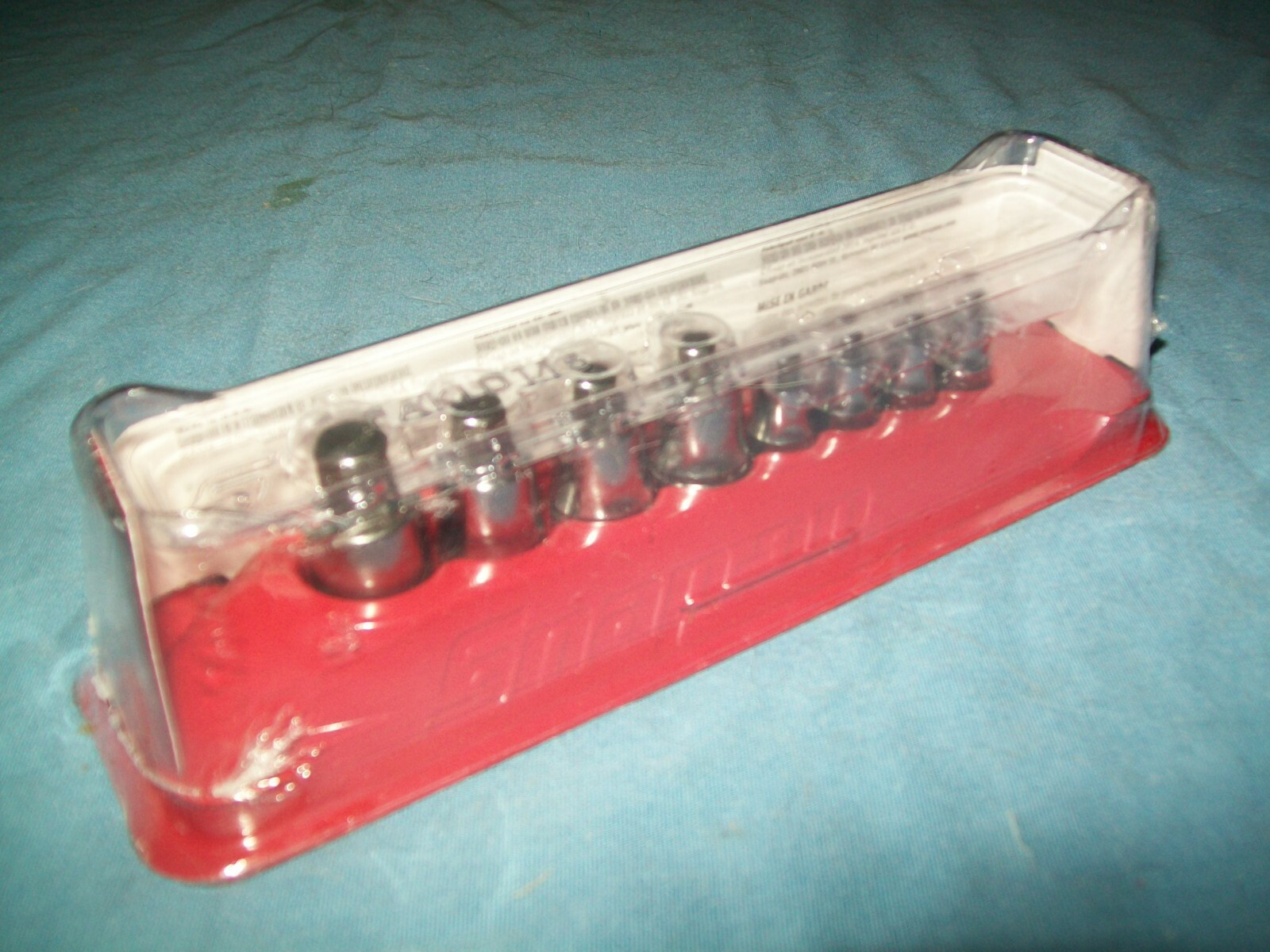 NEW Snap-on™ 1/4″ 3/8″ dr Stubby SAE Hex Socket driver Set 208EFTAXSY Sealed