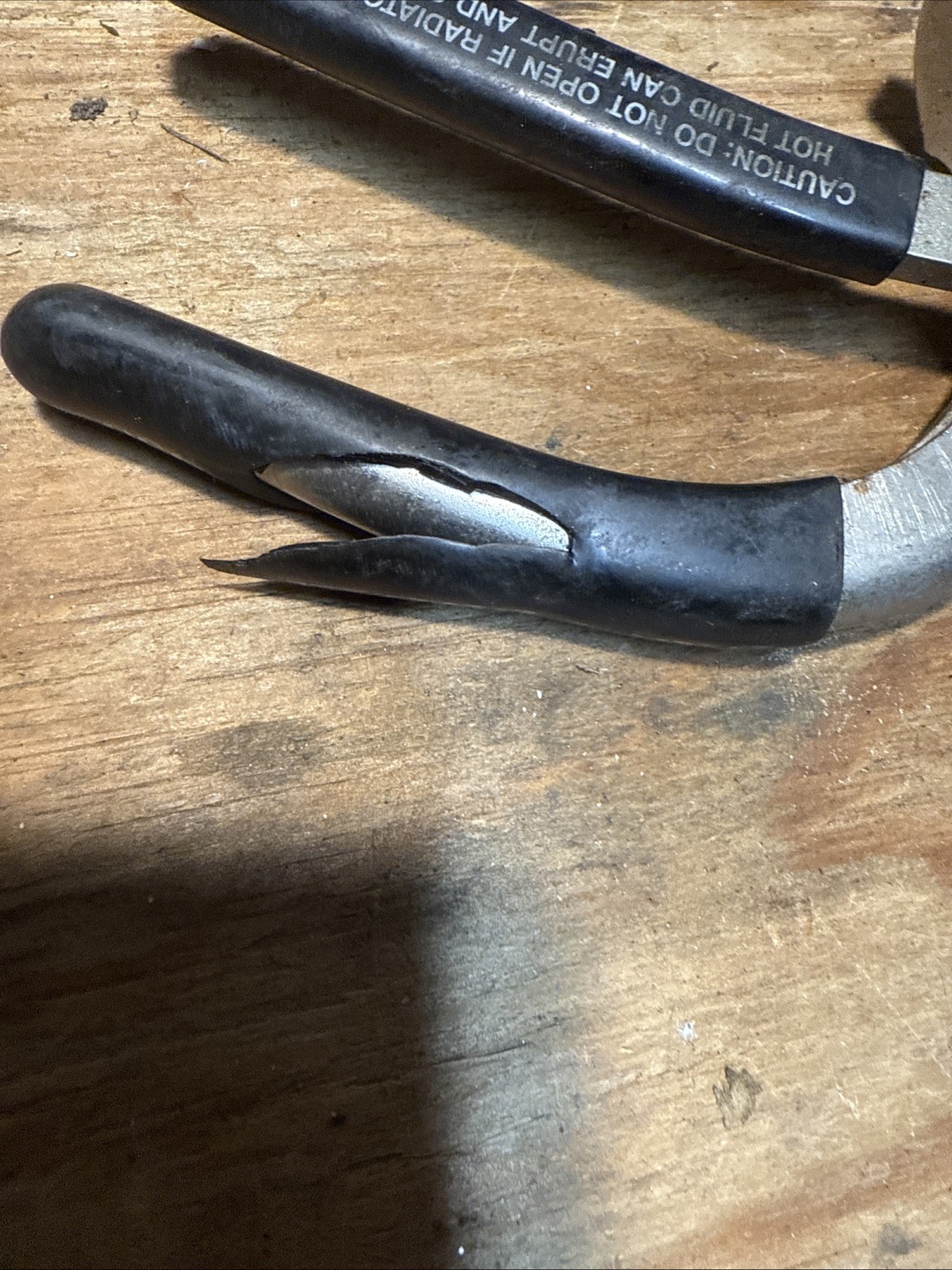 Blue Point YA2090 Radiator cap pliers Ripped Rubber