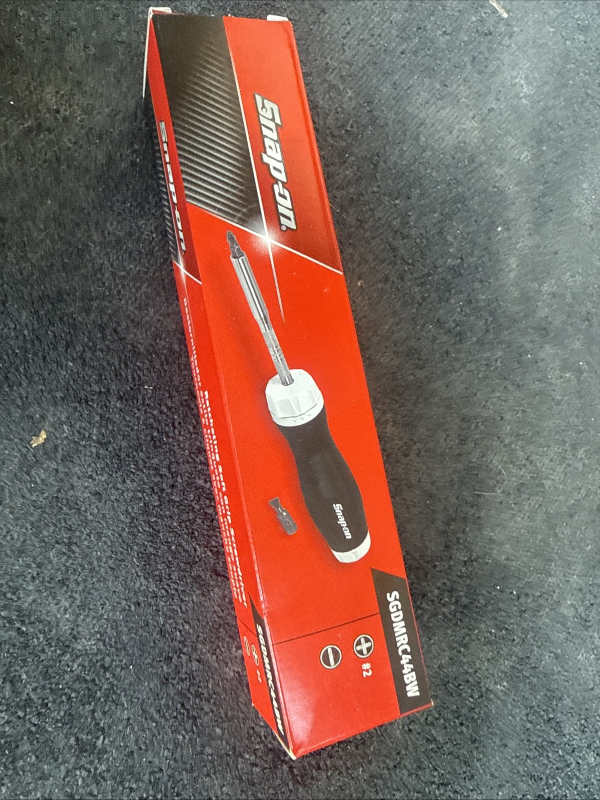 For Snap-on Tools NEW BLACK & WHITE Ratcheting Screwdriver SGDMRC44BW