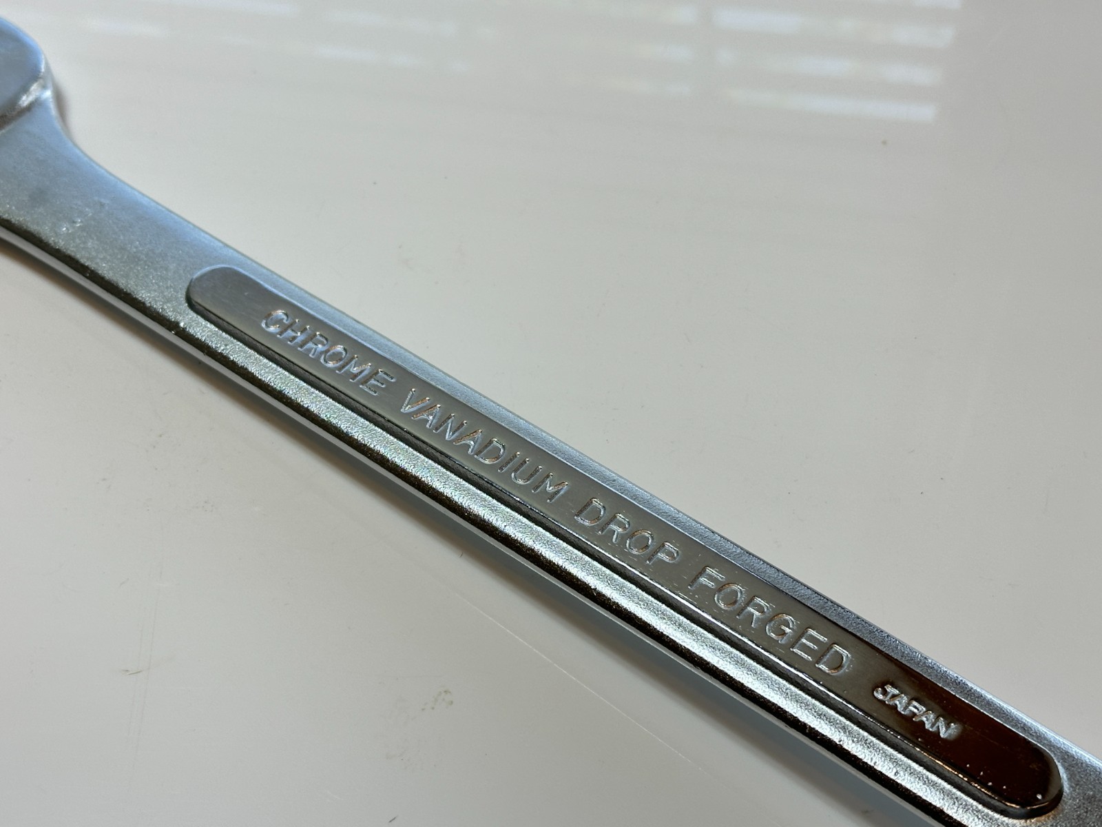 KAL Tools (Japan) 3244 SAE 1-3/8″ Chrome Combination Wrench – 18″ Long Heavy NOS