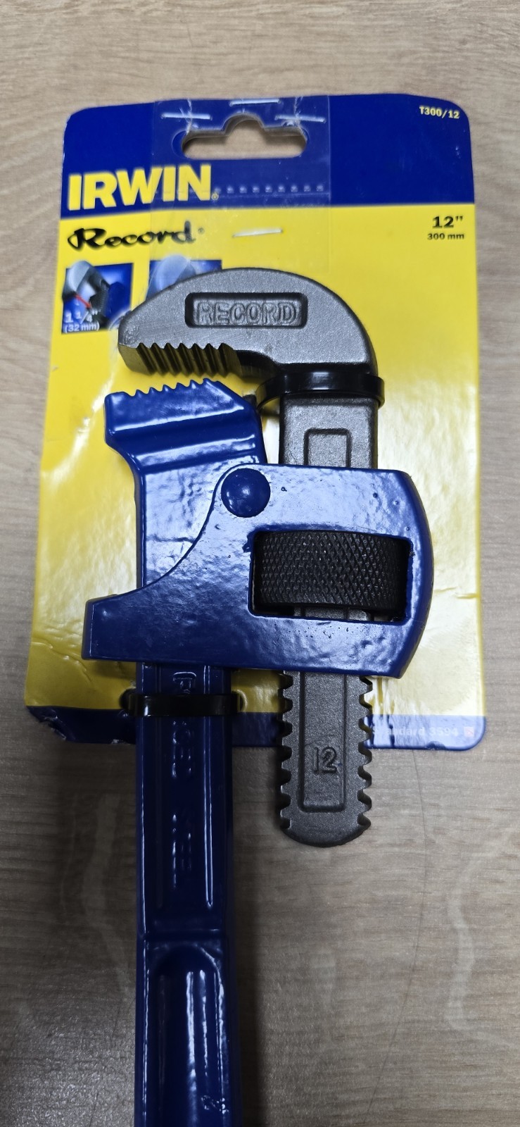 Irwin Record T30012 Stillson Pipe Wrench 12″ / 300mm