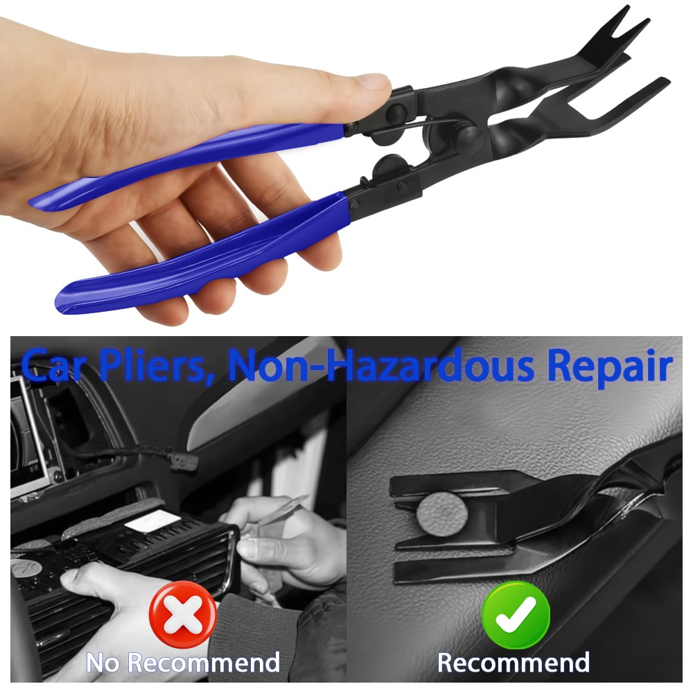 Car Trim Clip Removal Pliers Headlight Dashboard Panel Upholstery Remover Plier