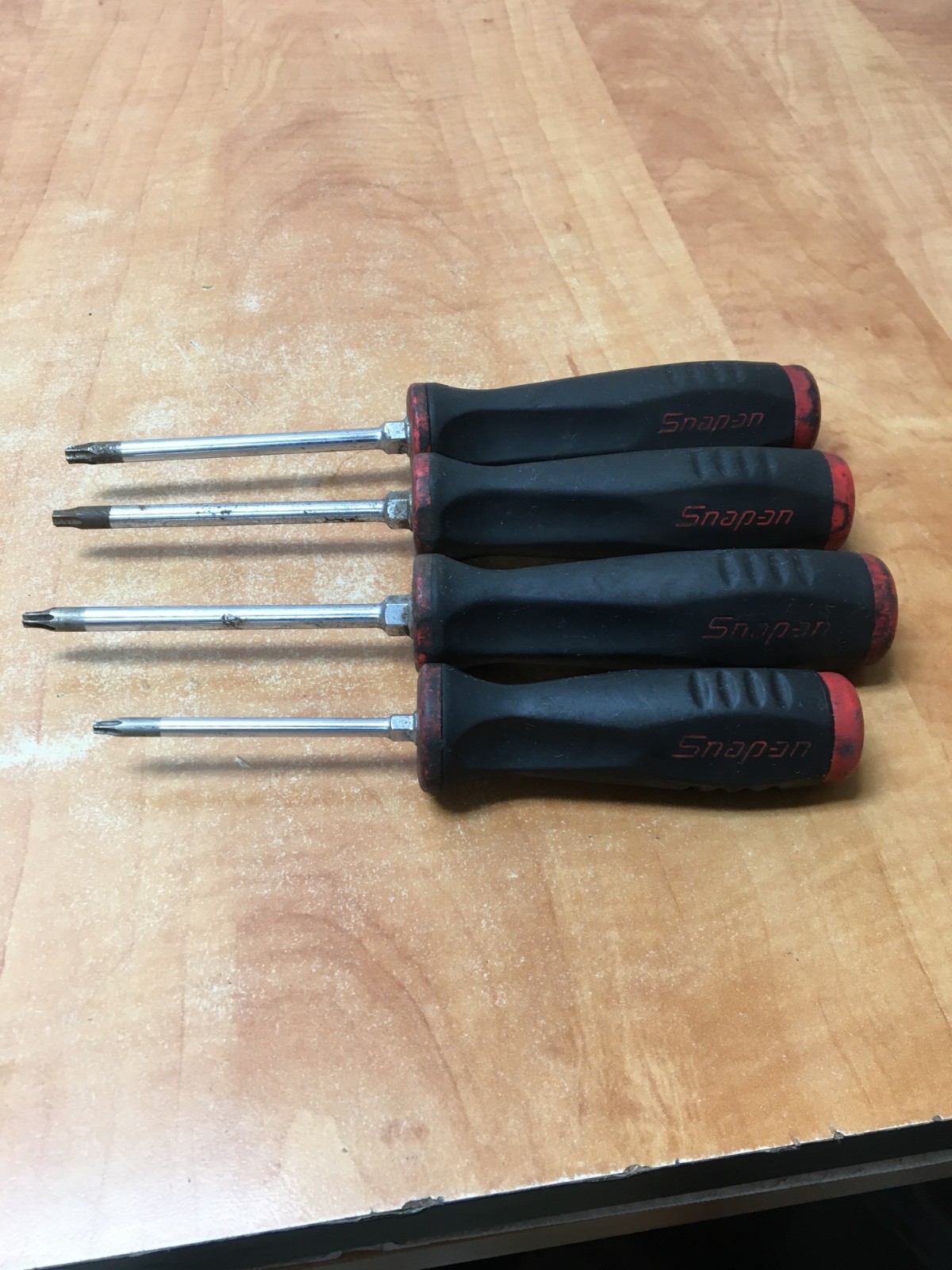 Snap-On Tools USA 4pc TORX Screwdriver Set T20 T25 T27 T30 SGDTX430 SGDTX427