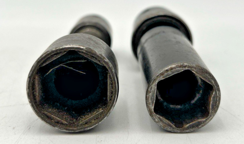 (8) SNAP ON SOCKETS 3/4″ SWIVEL, 1-1/4″, 5/8, 7/8″, 15/16″, 3/4″, 9/16″, N4046A