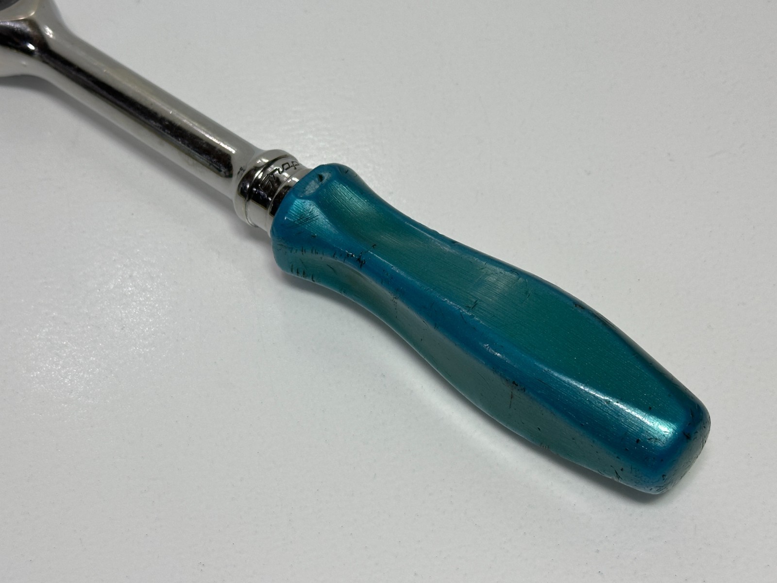 🇺🇸 Snap-on Tools USA S836 1/2″ Drive Pearl Blue Hard Handle Ratchet