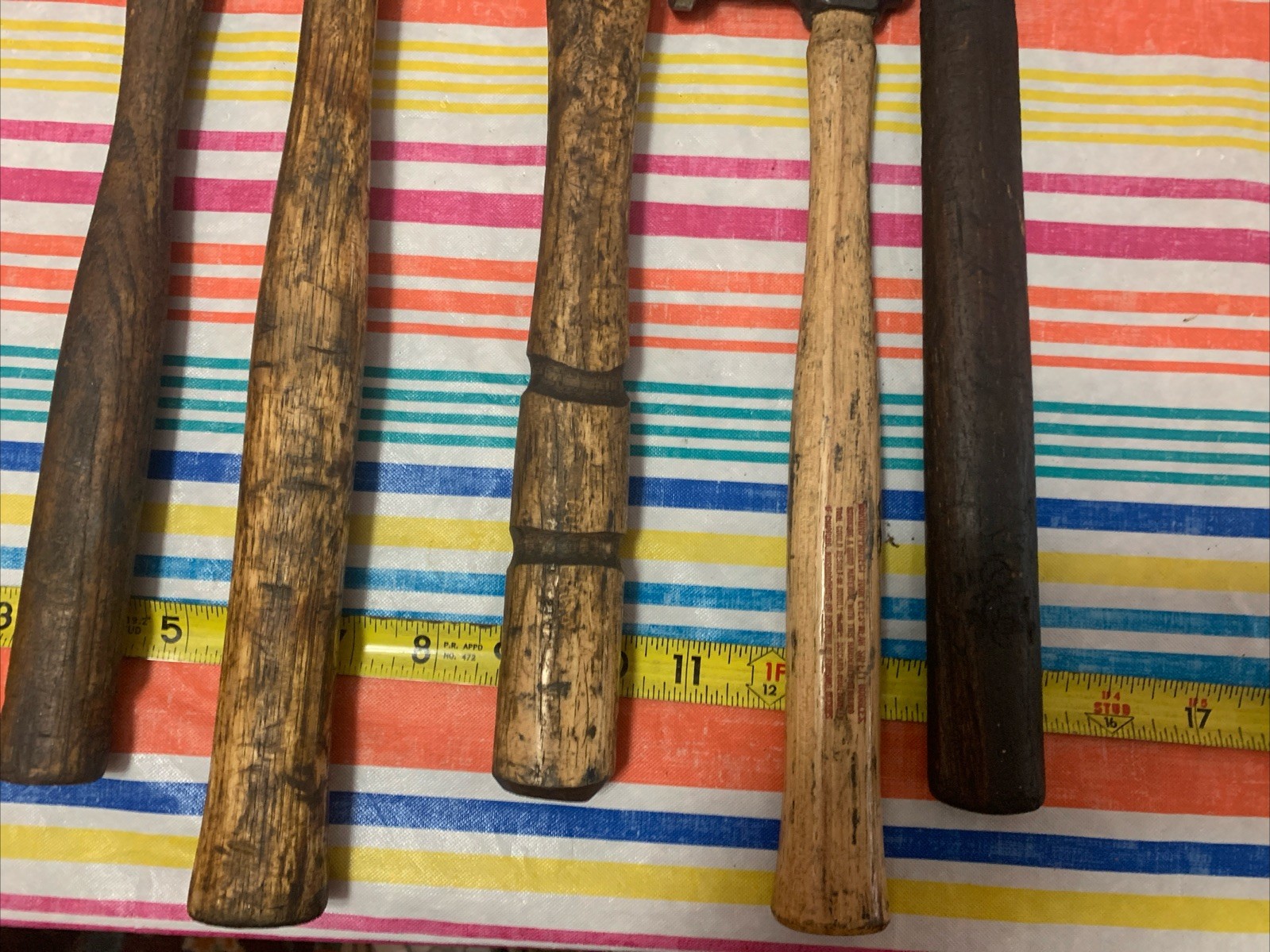 Lot Of 5 Mechanic Hammers Vaughn Fairmount 156-G Excelsior Made In USA Peen