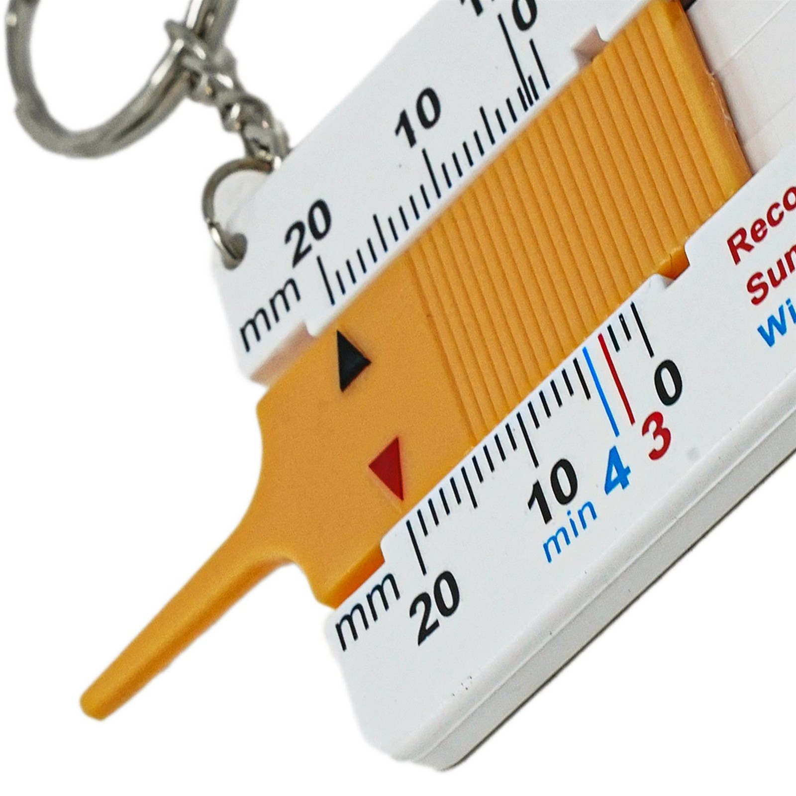 Tyre Tread Depth Gauge Car Wheel Tire Depth Measuring Tool Pocket Size