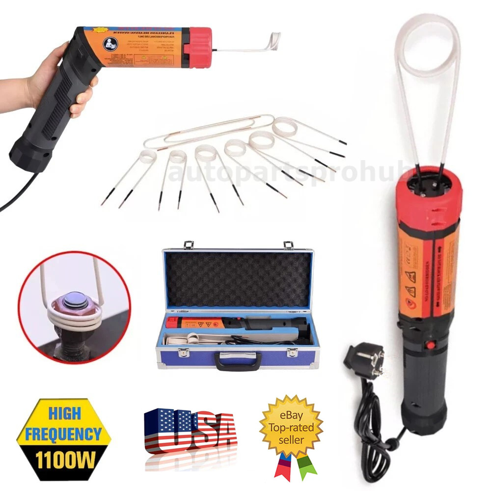 Magnetic Induction Heater Kit 1000W Induction Heat Bolt Removal Tool + 8 Co US