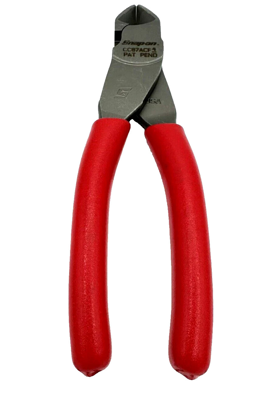 Snap-on RED 8″ Combination Cut Flush Cutter w/Hard Wire Feature CC87BCF NEW USA