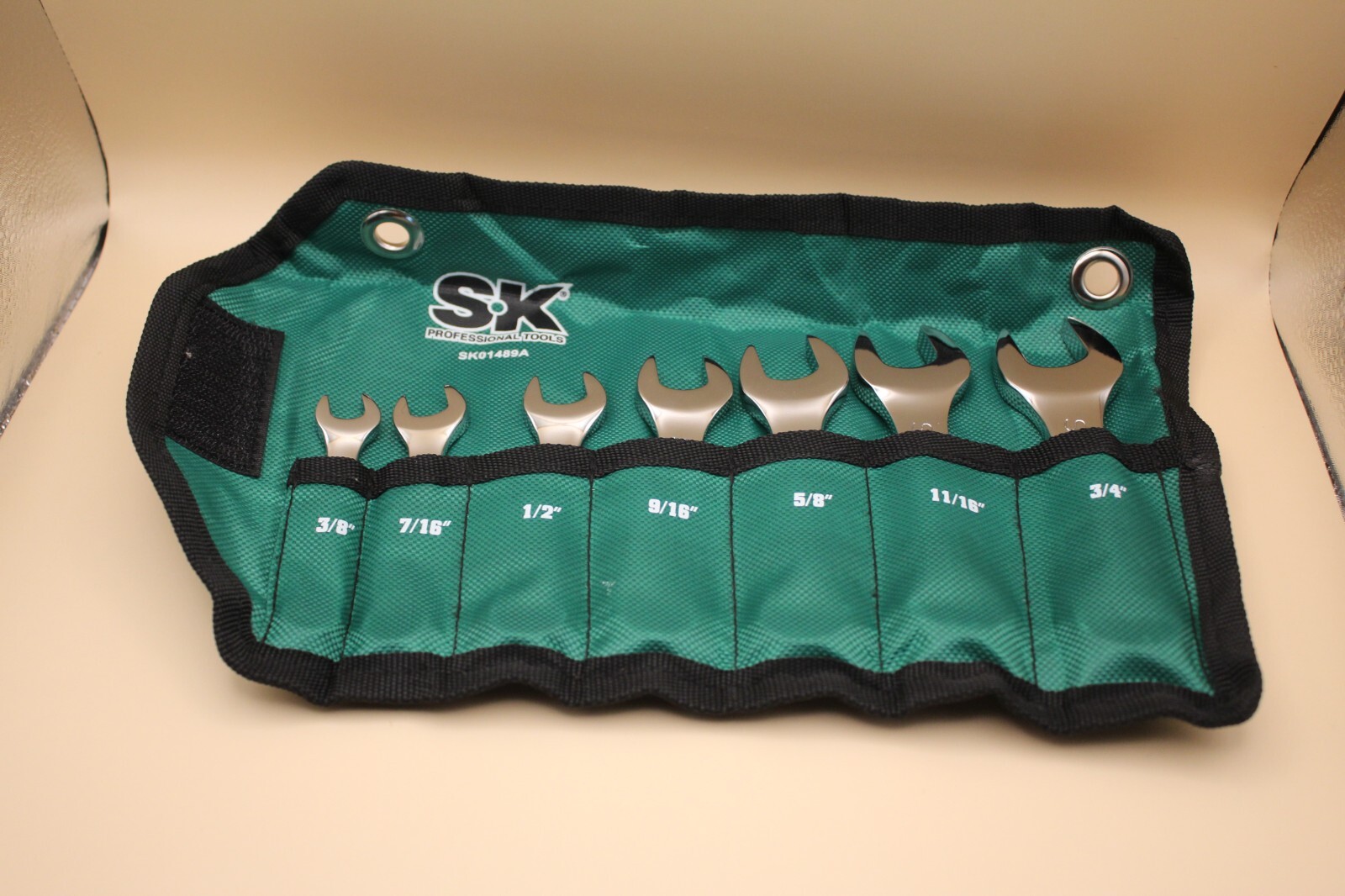 SK 7 Piece 12 Point SAE SHORT Wrench Set SK Professional Tools LIFETIME WARRANTY