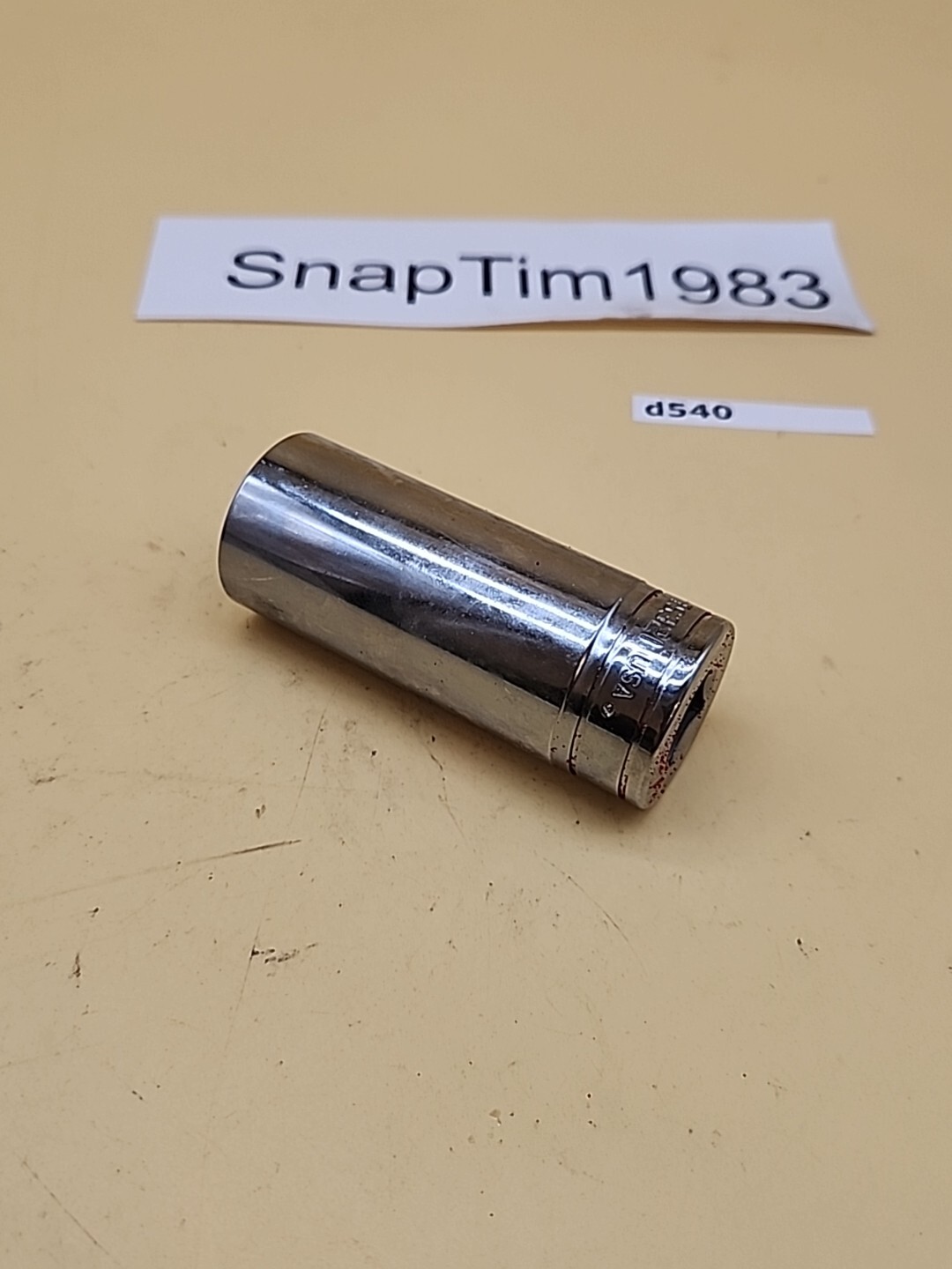 Snap-on Tools 1/2″ Drive 1″ SAE Deep 6 Point Chrome Socket TS321 USA