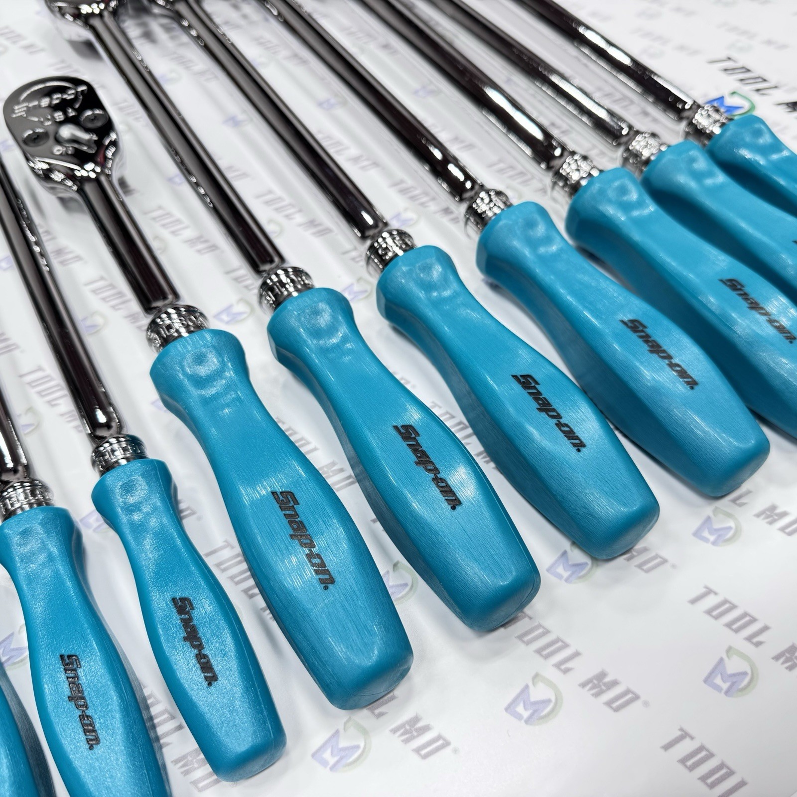 Snap-on Tools RARE TEAL 43pc «HOLY GRAIL» 1/2″ 3/8″ 1/4″ Drive Ratchet Set