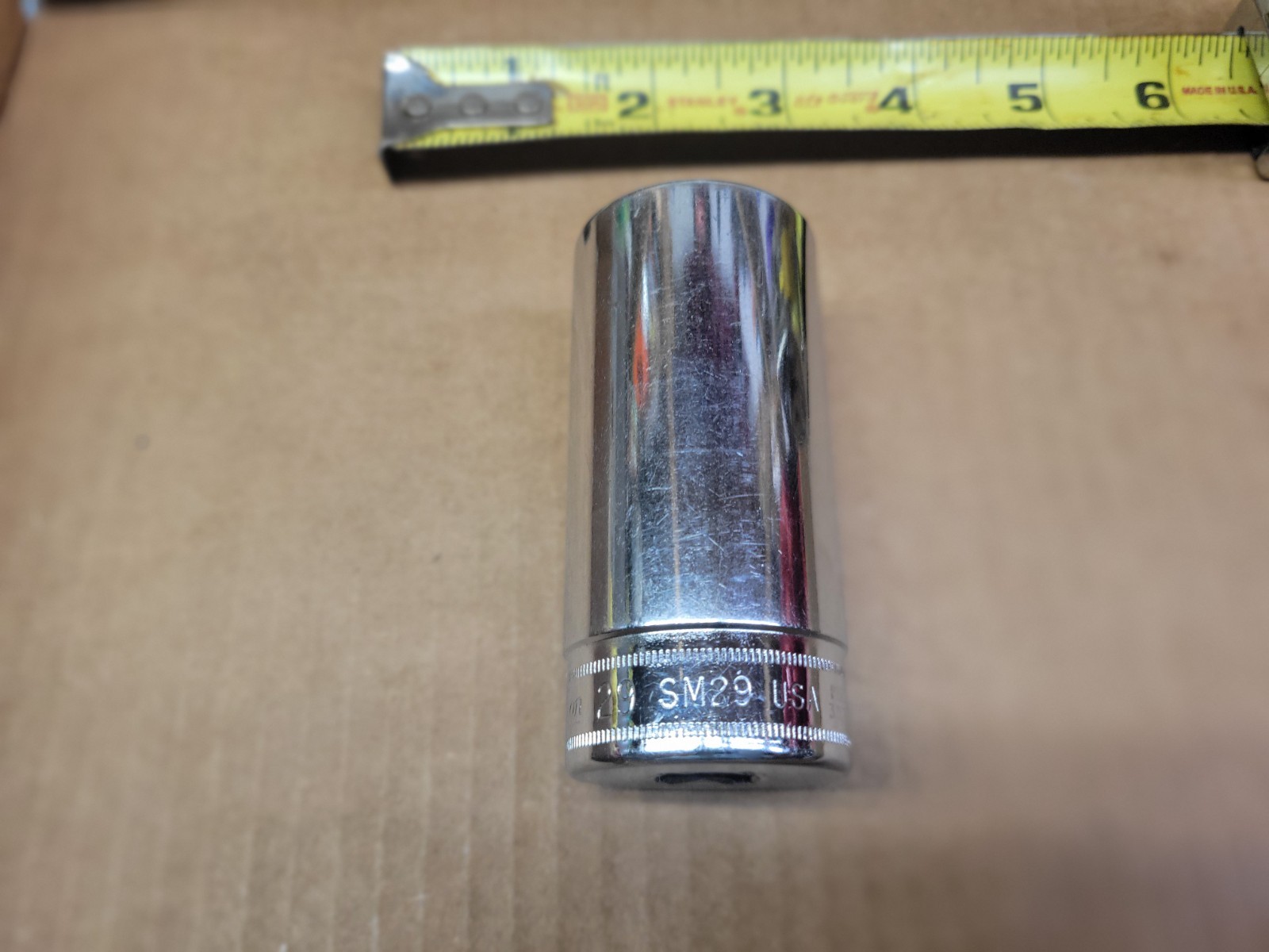 Snap-On USA 1/2″ Drive 29 MM Deep 12-Point Socket No SM29