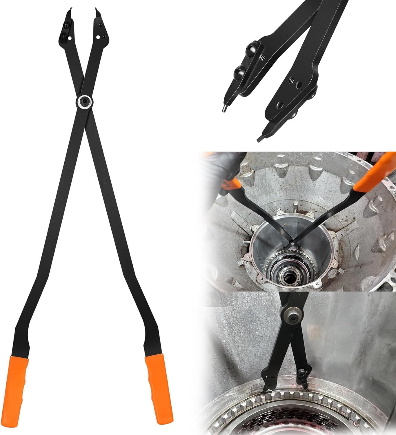 Tools 1489 26″ Heavy Duty Snap Ring Pliers Large Internal Retaining Ring Plier