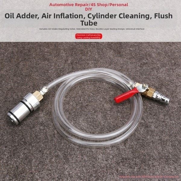 Oil Filler Funnel with Standard and Japanese Connector Extended PU Hose