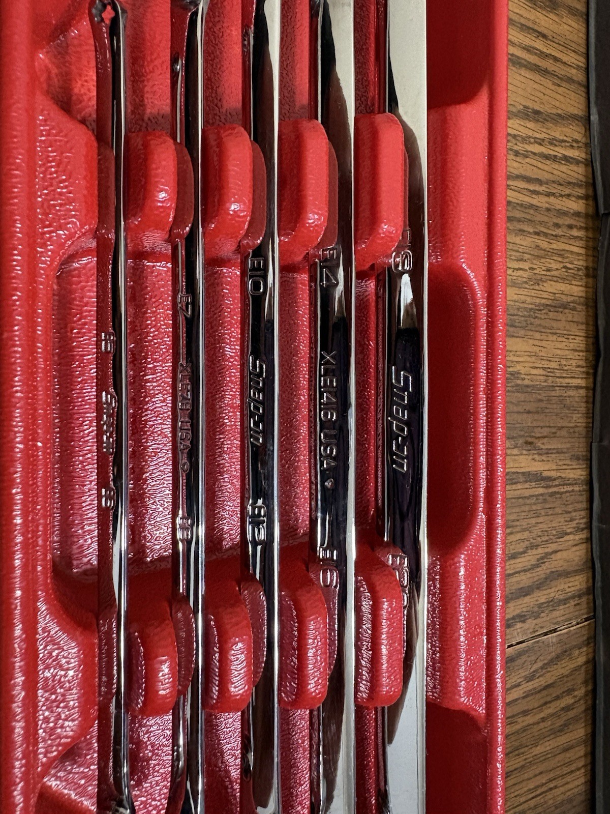 Snap-on 5 Pc TORX Long 10° Offset Box Wrench Set (E5-E20) New