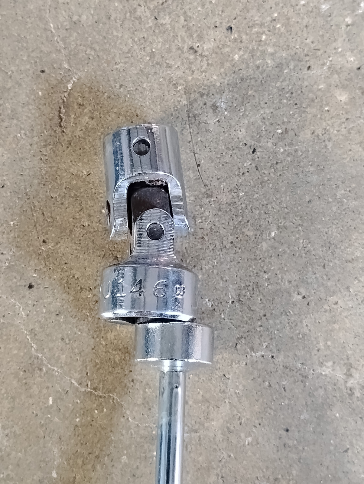 Mac Tools 1/4 Drive 7/16″ 6PT Swivel Chrome Socket MU146 USA Made