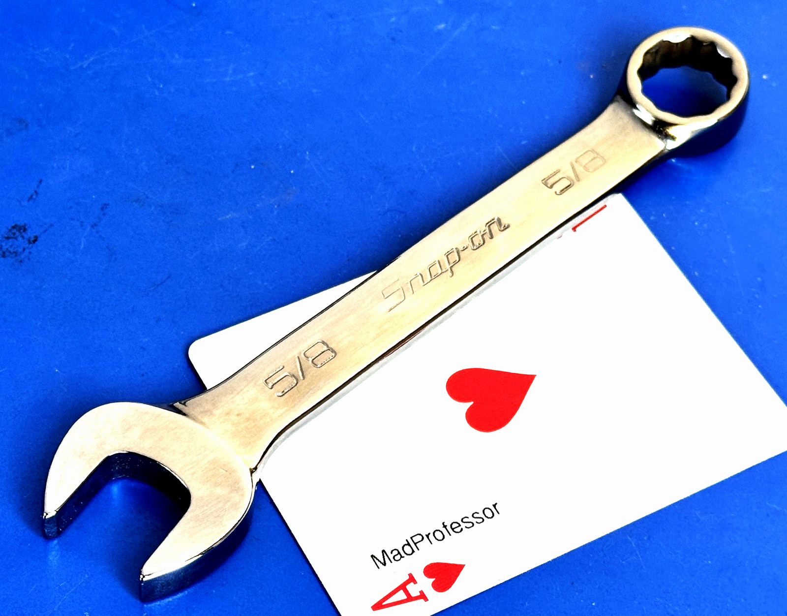 Snap-on tool 5/8″ SAE Short 12-point Combination Open Box End Wrench OEX200B NEW