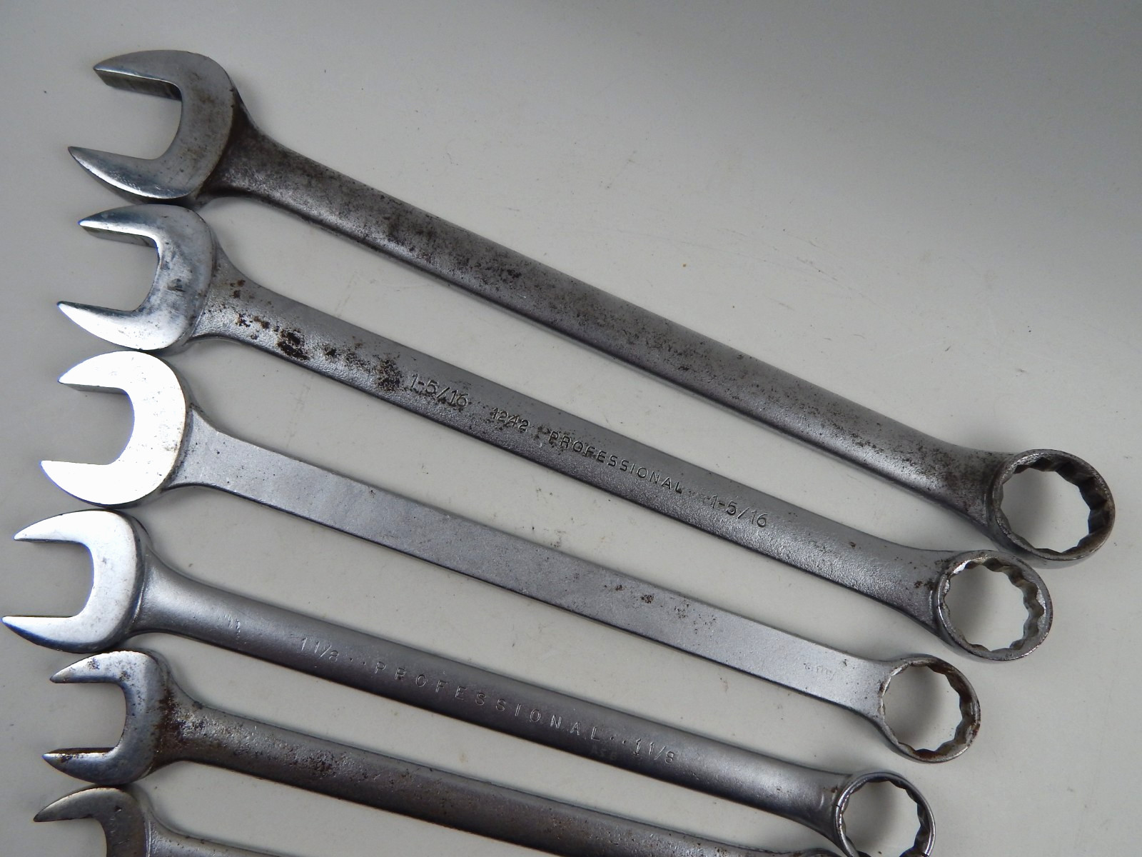 Proto & Challenger 1/4″ to 1-7/16″ 12 Point SAE Combination Wrench Set 15pc USA