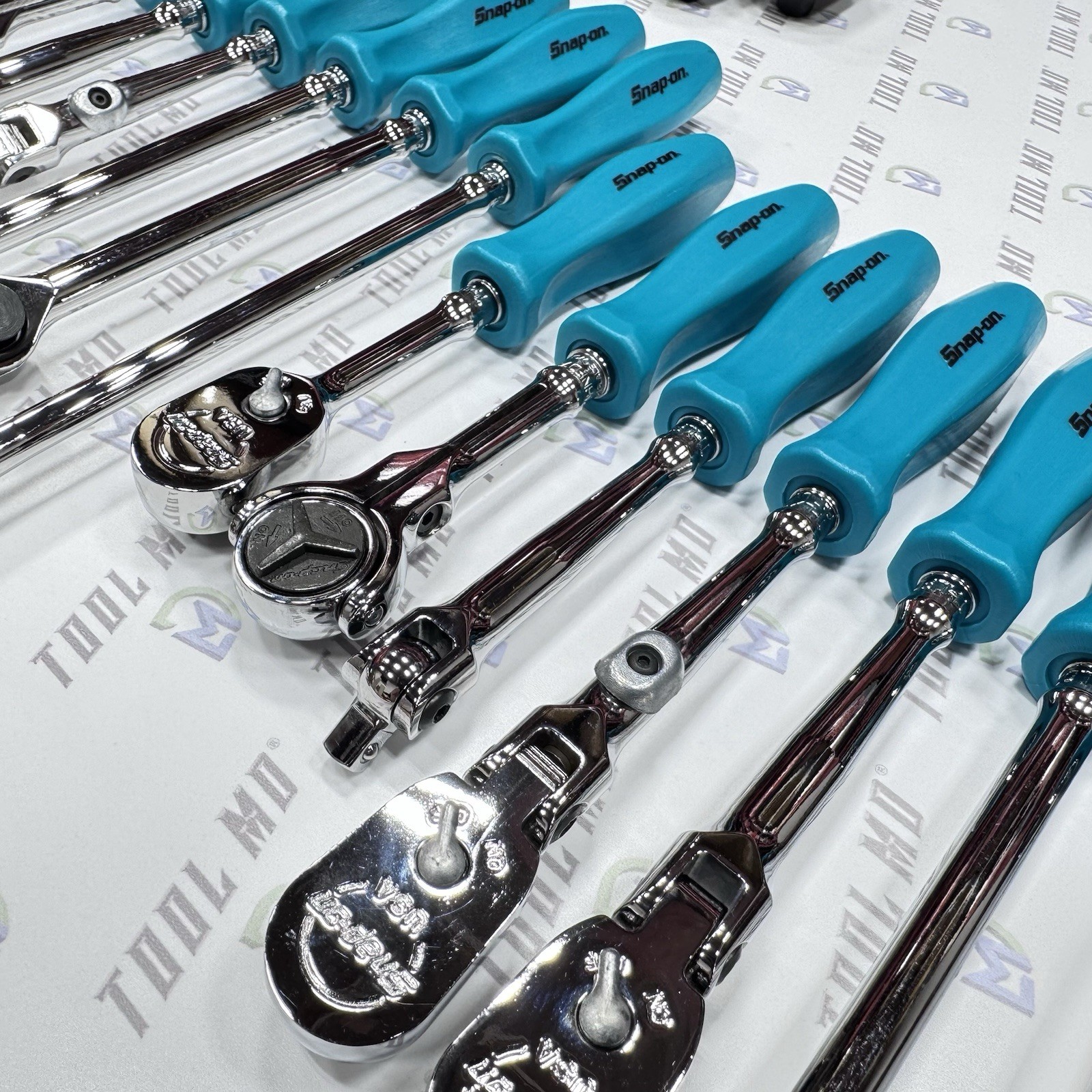 Snap-on Tools RARE TEAL 43pc «HOLY GRAIL» 1/2″ 3/8″ 1/4″ Drive Ratchet Set