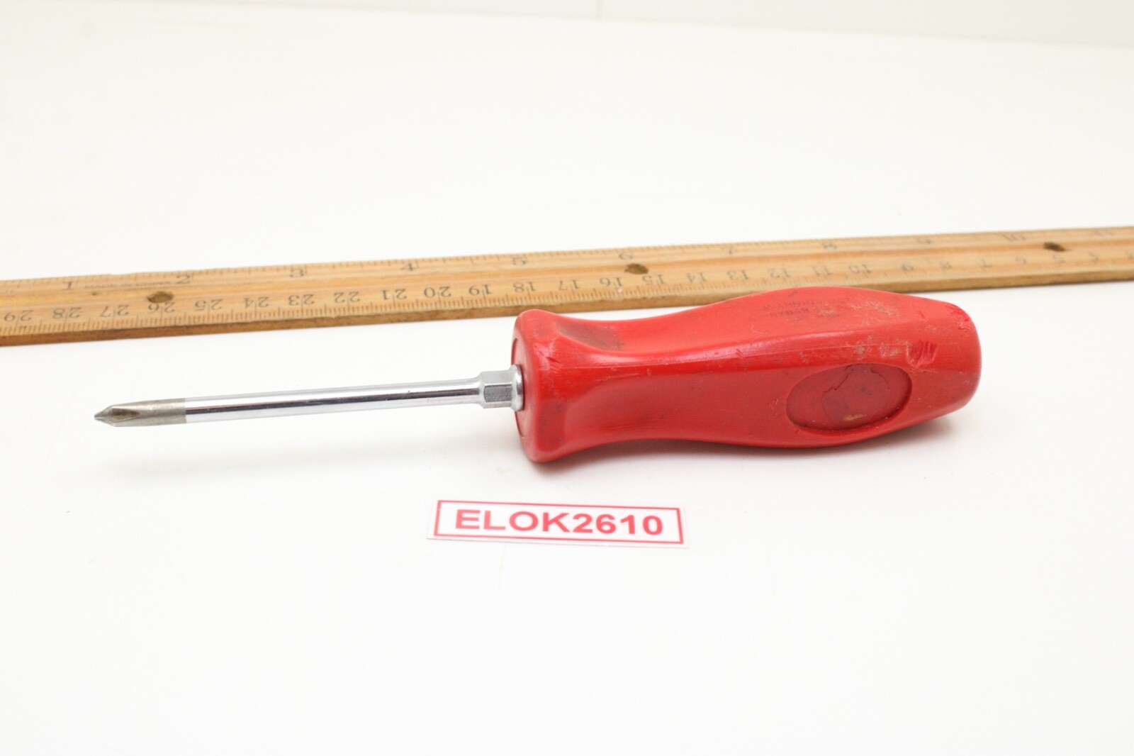 Snap-on SDDP31 #1 Phillips 3″ Screwdriver Hard Orange Handle USA