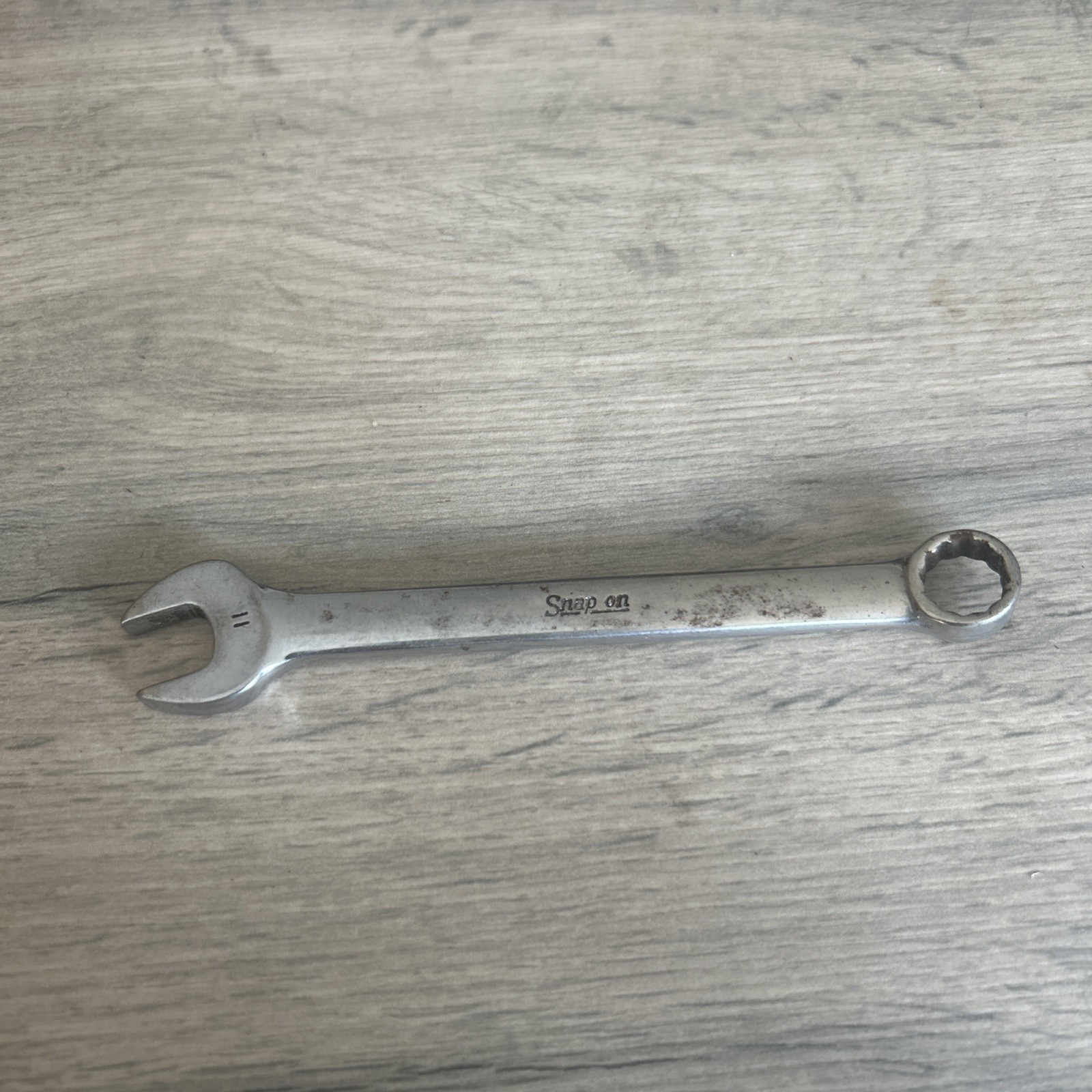 Snap On 11mm 12-Point Metric Combination Wrench OEXM11 Spanner Vintage