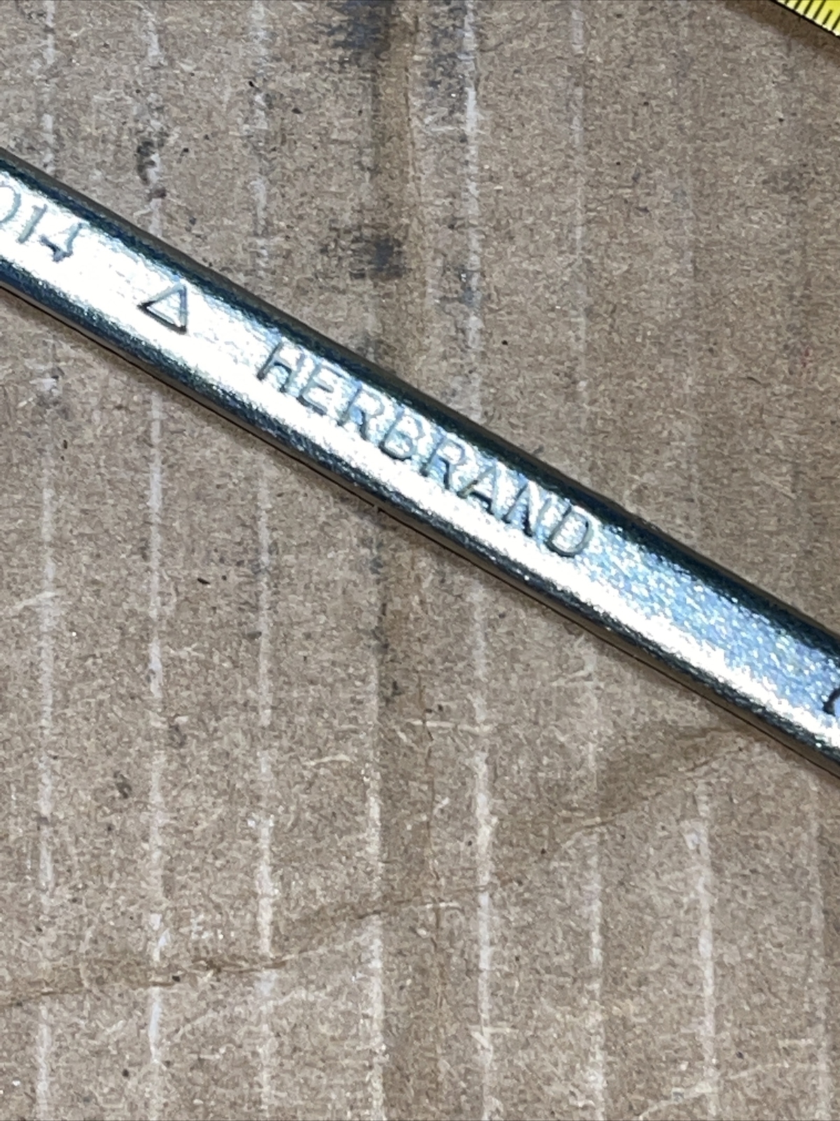 Herbrand 70014 7/16 In SAE Combination Wrench 12 Point Vintage 7/16