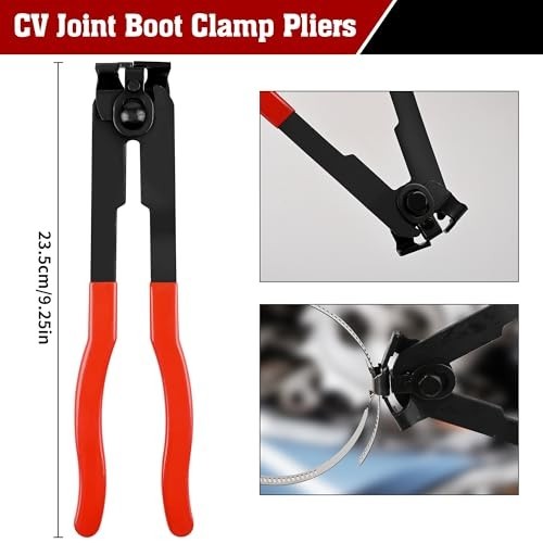 CV Boot Clamp Pliers Set 5-Piece with Storage Bag for Car ATV UTV