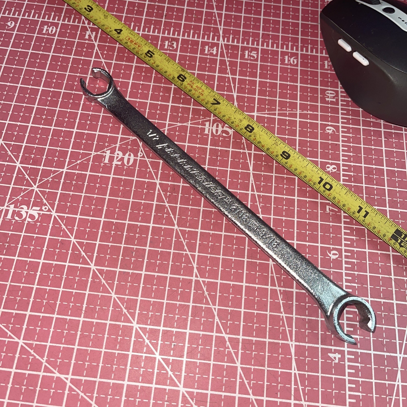 NOS Proamerica USA 2716 1/2 x 9/16 In SAE line flare nut Wrench Long Handle 6 Pt