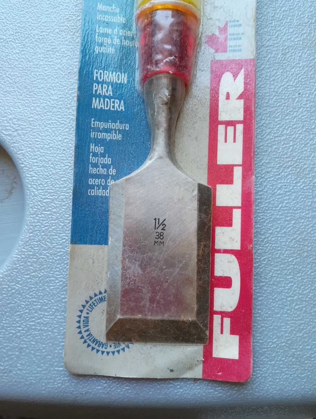 Fuller 1-1/2″ Wood Chisel 300-0098 38mm New Old Stock – Canada
