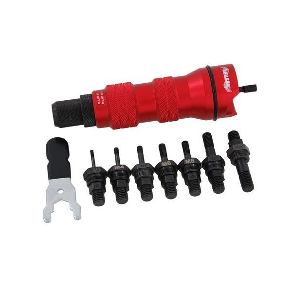 Rivet Nut Drill Adapter Kit M3-m10 (Genuine Neilsen CT5521)