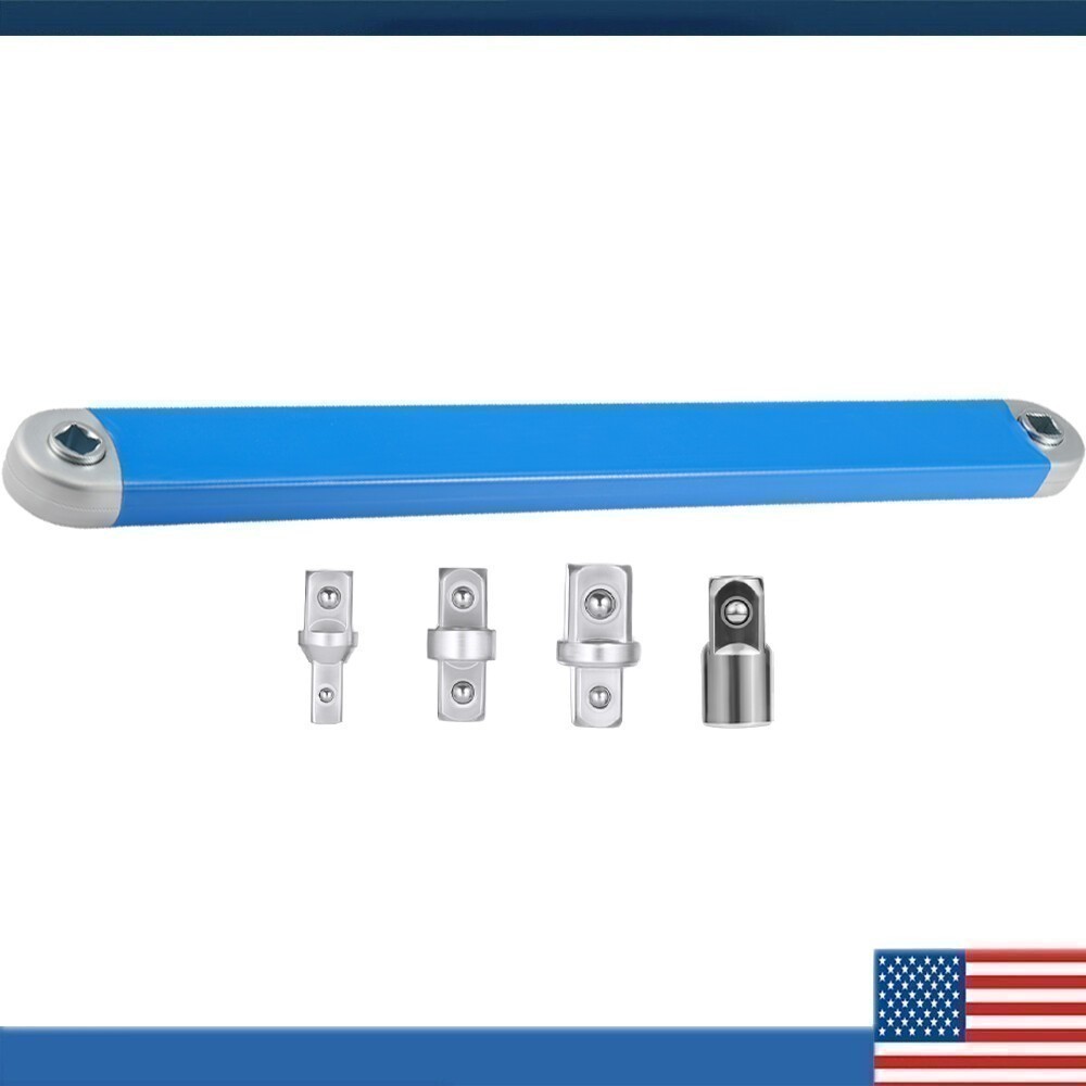 Offset Extension Wrench Set Socket Wrench Tool 1/4″, 3/8″, 1/2″ Multifunctional