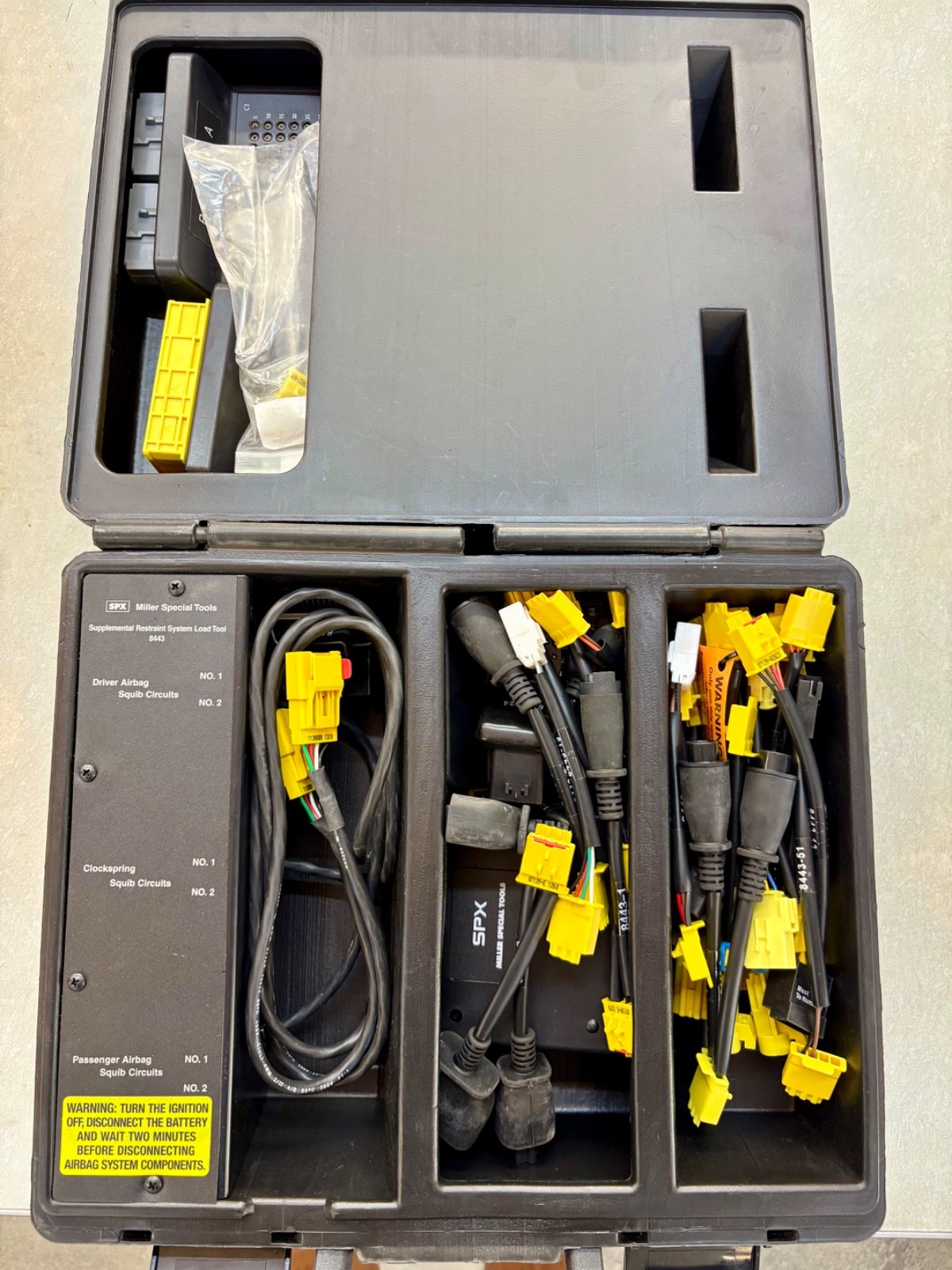 MILLER 8443D SRS Load Tool WITH COMPLETE ADAPTER BUNDLE ——– NEW OLD STOCK!