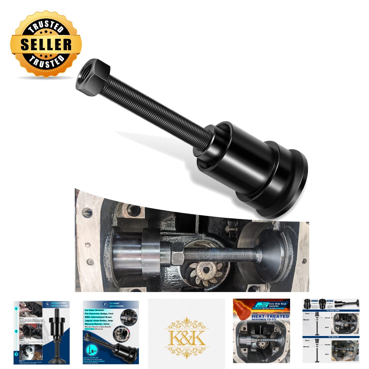 Corrosion-Resistant Axle Seal Installation Tool for Reliable Vehicle Maintenance