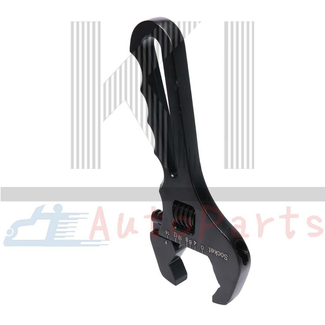 Black Aluminum 3AN-16AN Adjustable Wrench For Hose End Fitting Tool Spanner