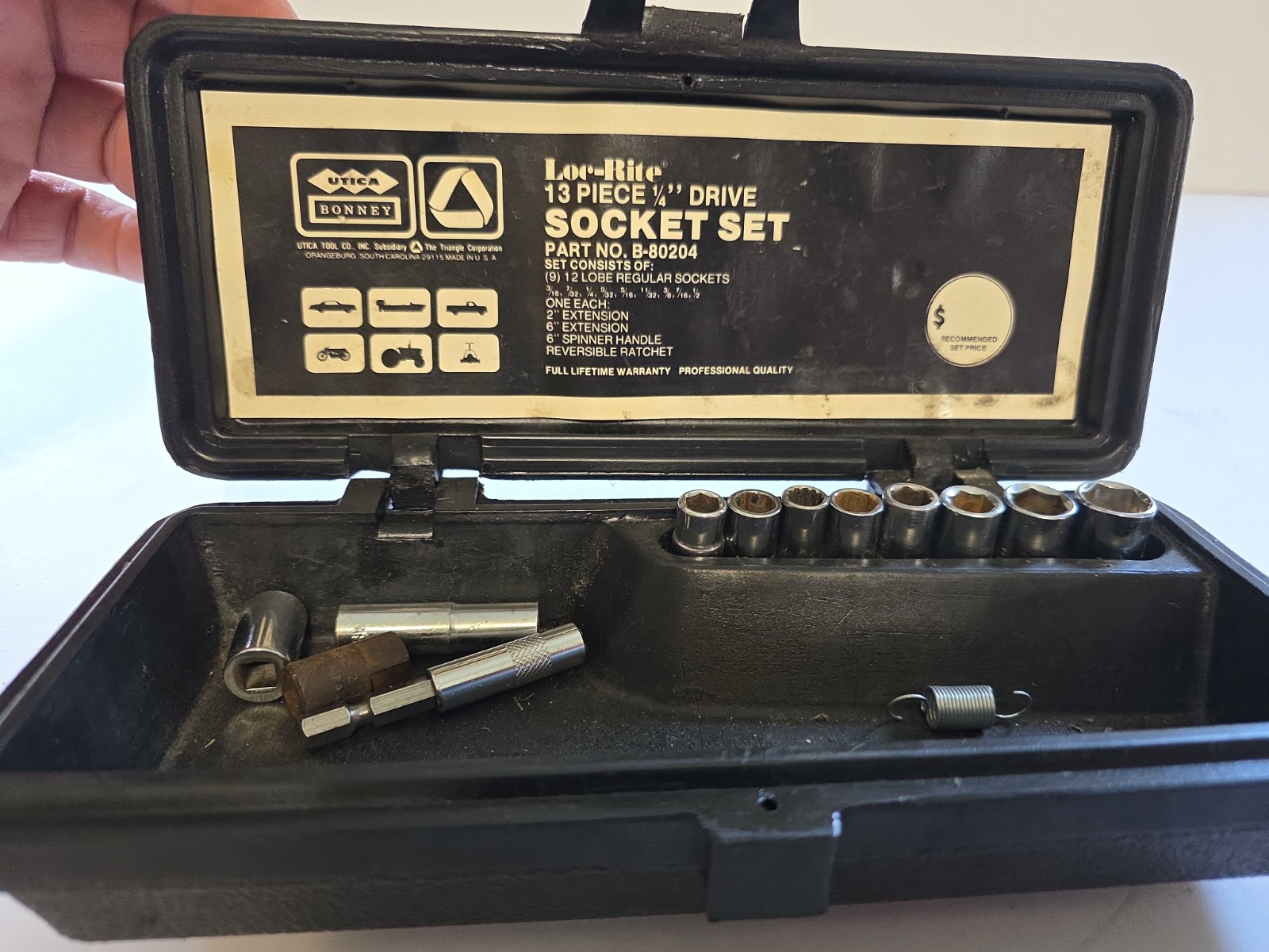 BONNEY TOOLS PROFESSIONAL QUALITY B-80204 CASE ONLY