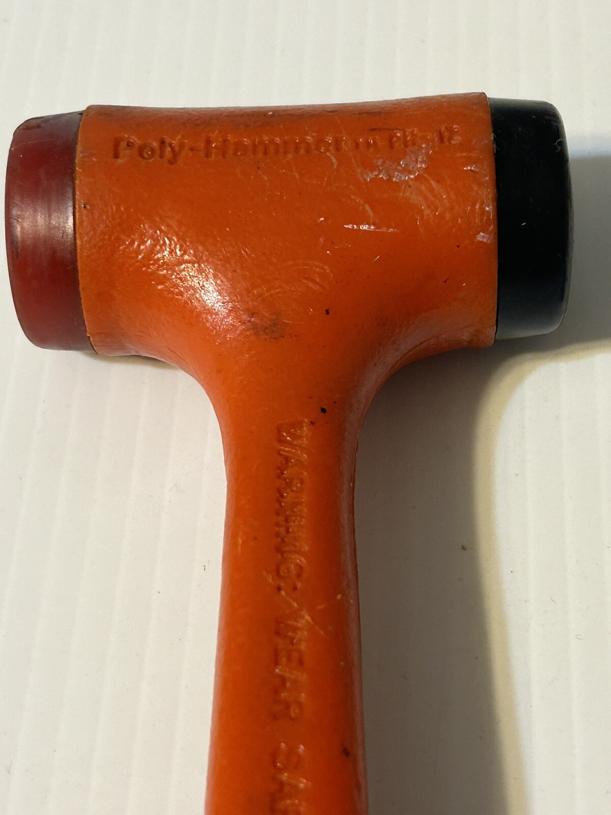 POLY-HAMMER PH-12 POLYURETHANE PRODUCTS CORP. Dead Blow Hammer 12oz Dual Face.
