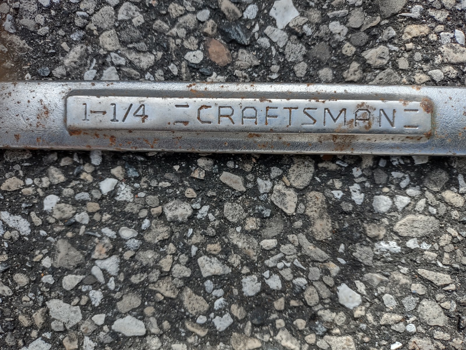 Craftsman (VA-44708) – 1-1/4″ Combination Wrench (USA)…..FREE S&H!!!