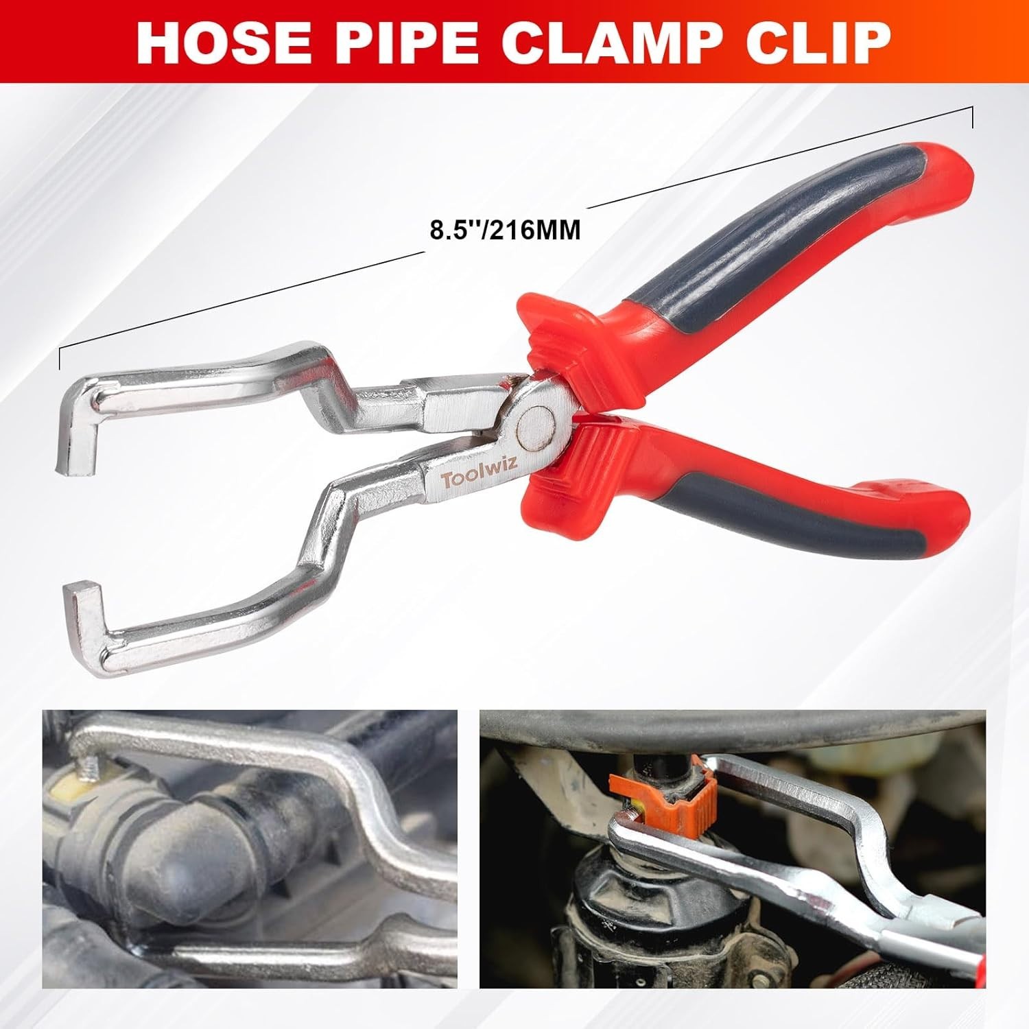 6 pcs Fuel Line Pliers Set, Hose Clamp Plier, Panel Removal Tool, Hose Remova…