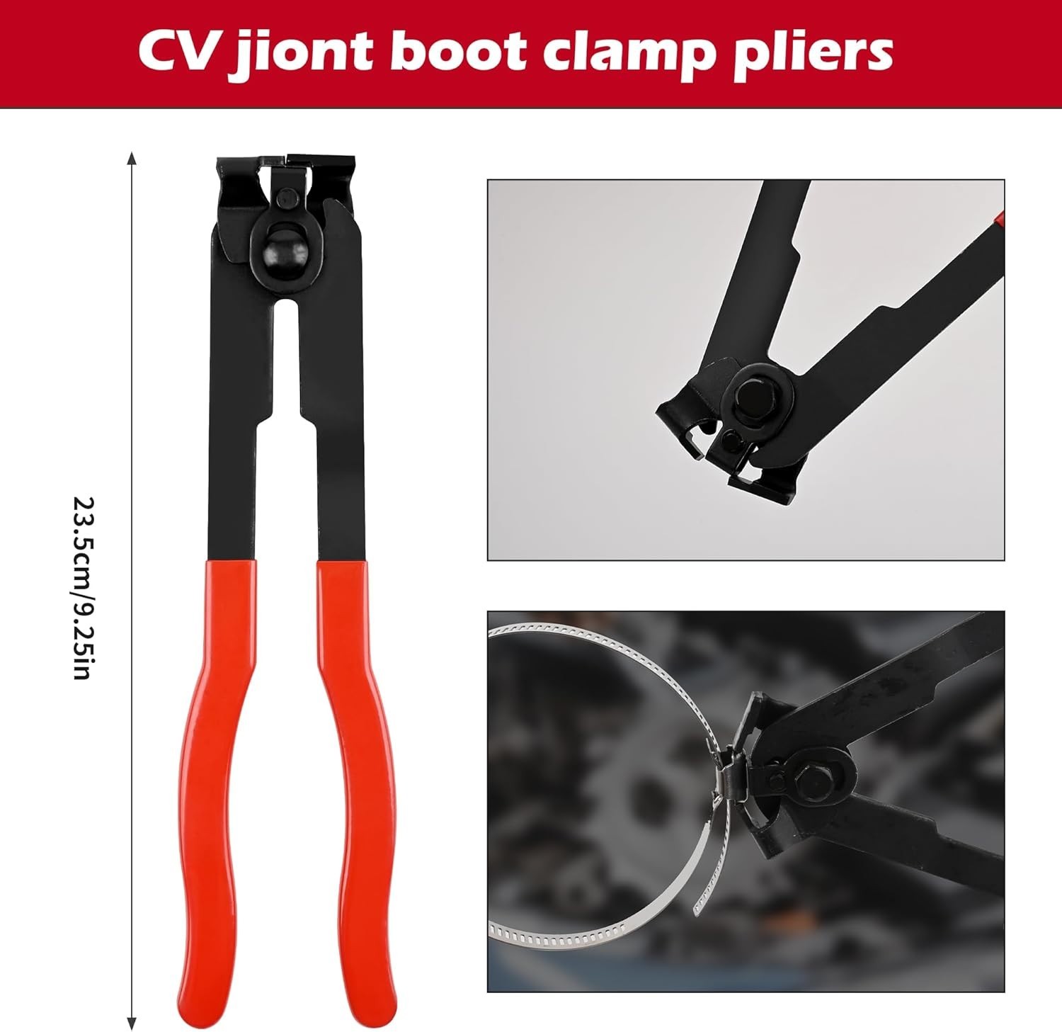 9Pcs Gripped Fuel Line Disconnect Pliers Set – Durable Cr-V Steel with Case