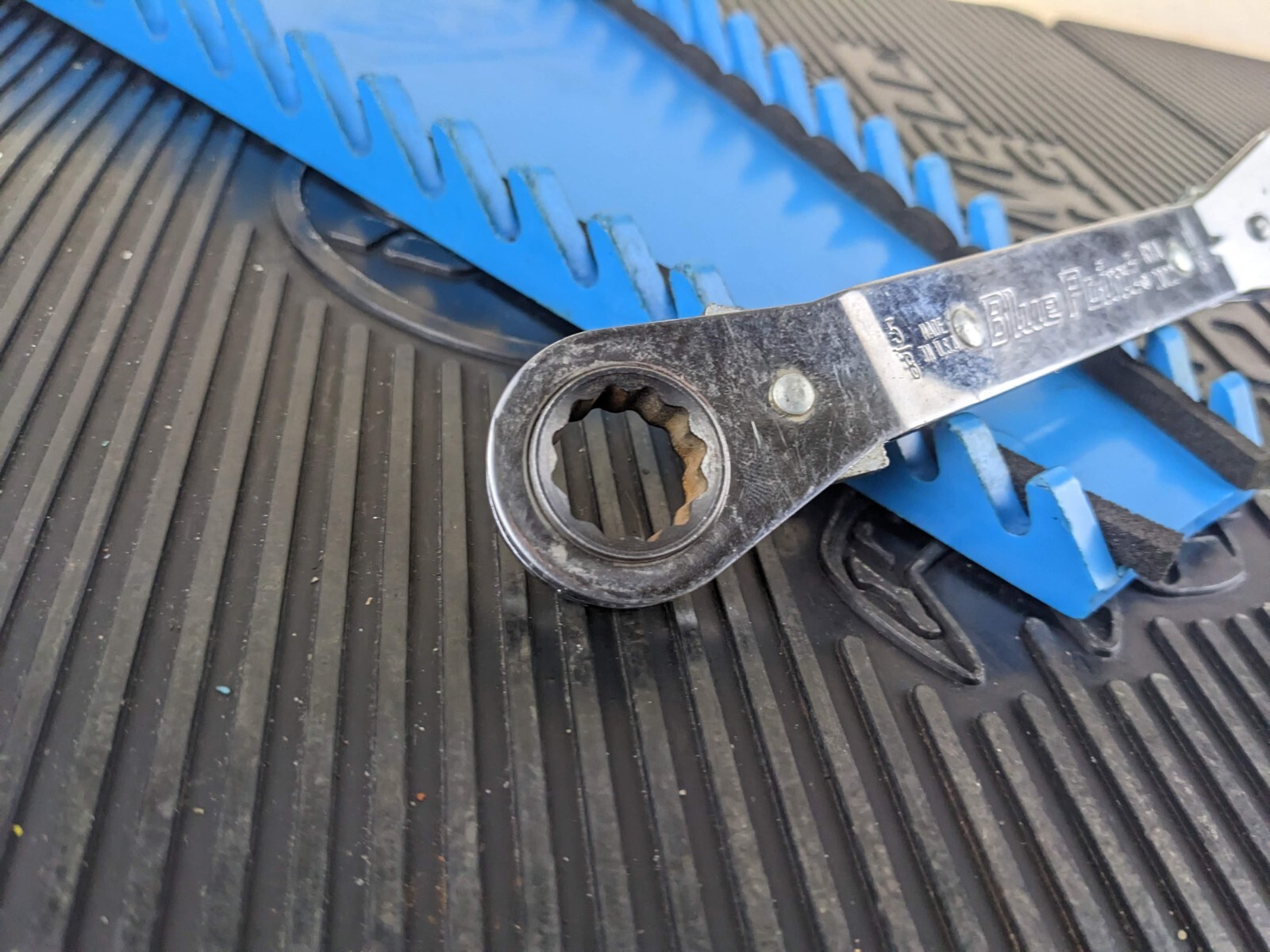 #al495 BLUE POINT RYA2022 5/8″ x 11/16″ 12 POINT OFFSET RATCHETING BOX WRENCH