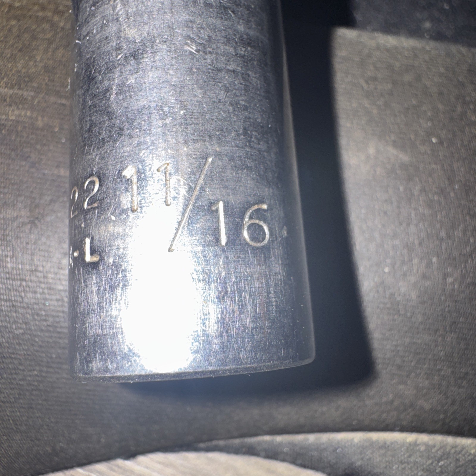 Vintage Wright 5322 Socket 11/16” Deep 6PT