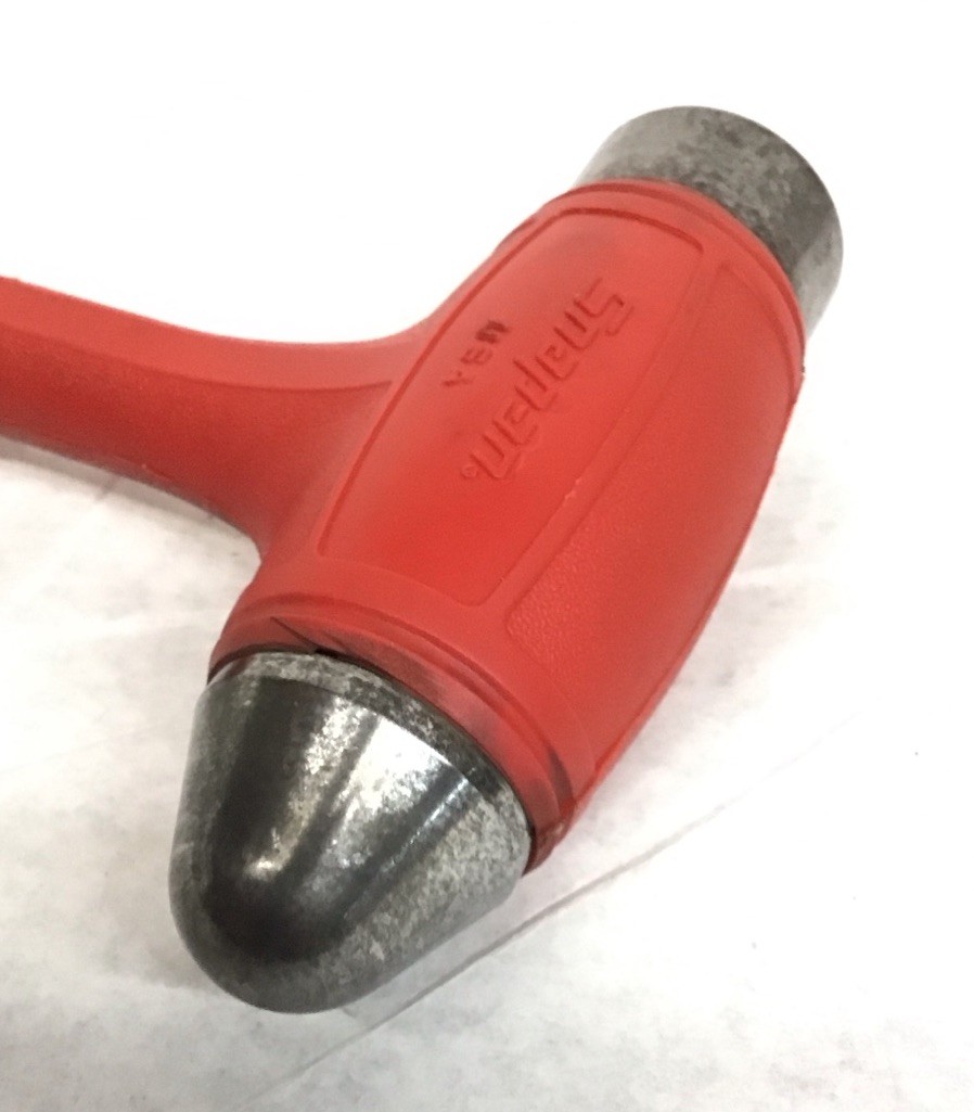 Snap-On Tools HBBD32 Red Ball Peen Dead Blow Hammer 32 Ounce. USA